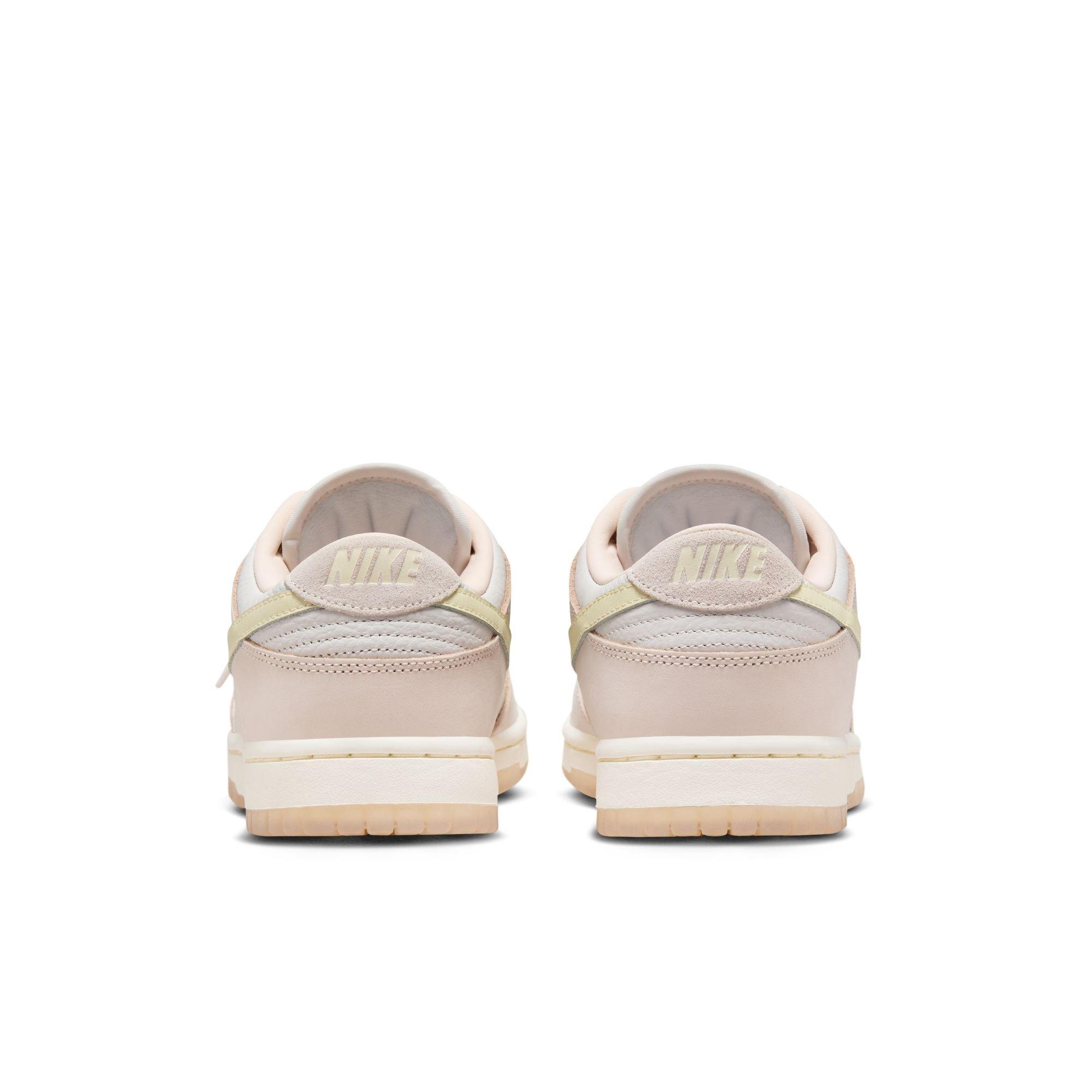 Nike Dunk Low Premium "Soft Pink" Women's Shoe - WHITE/PINK/SILVER Thumbnail View 7