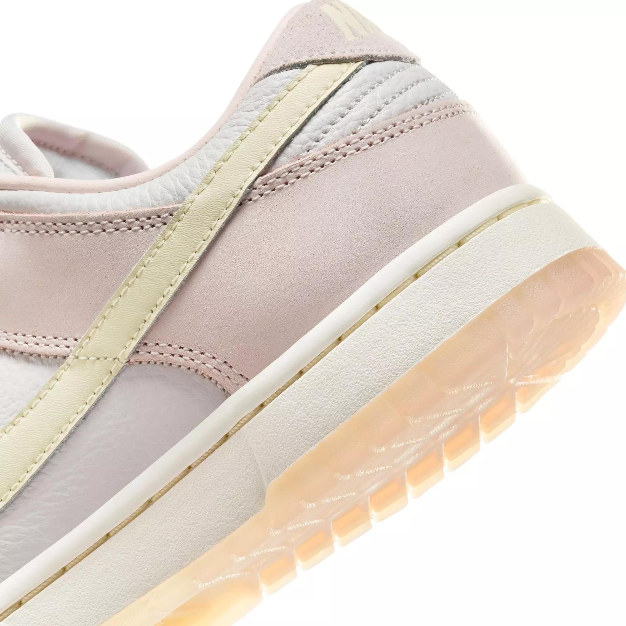 Nike Dunk Low Premium "Soft Pink" Women's Shoe - WHITE/PINK/SILVER