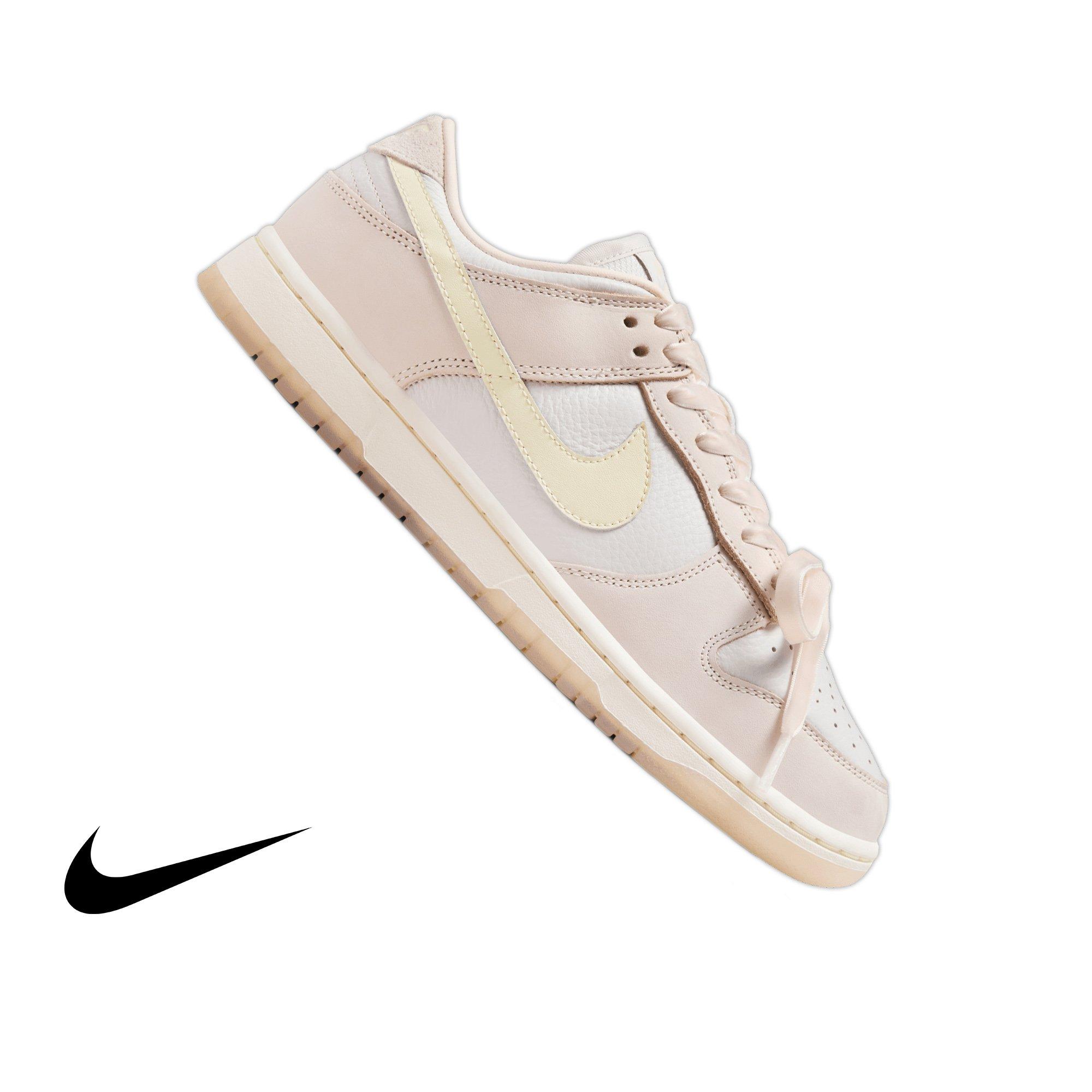 Nike Dunk Low Premium "Soft Pink" Women's Shoe - WHITE/PINK/SILVER