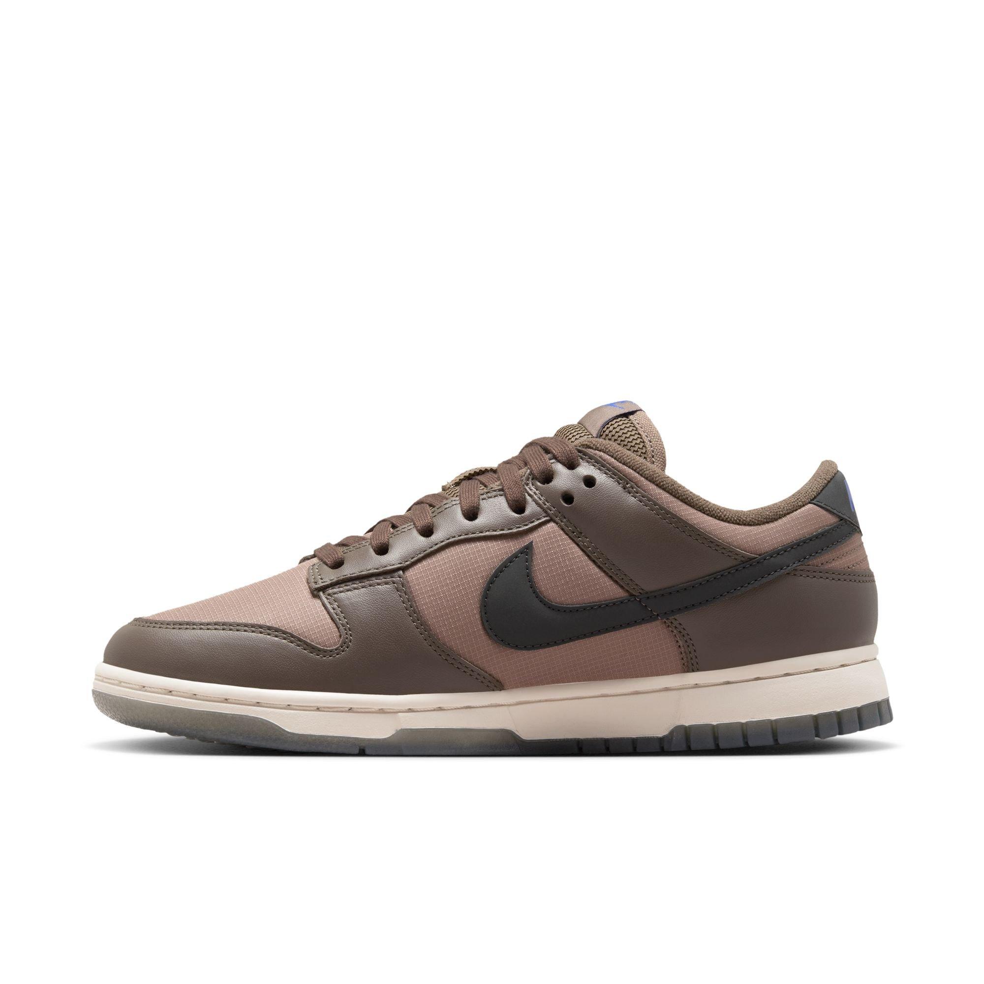 Nike Dunk Low "Ironstone/Mink Brown" Women's Shoe - SILVER/BROWN Thumbnail View 4