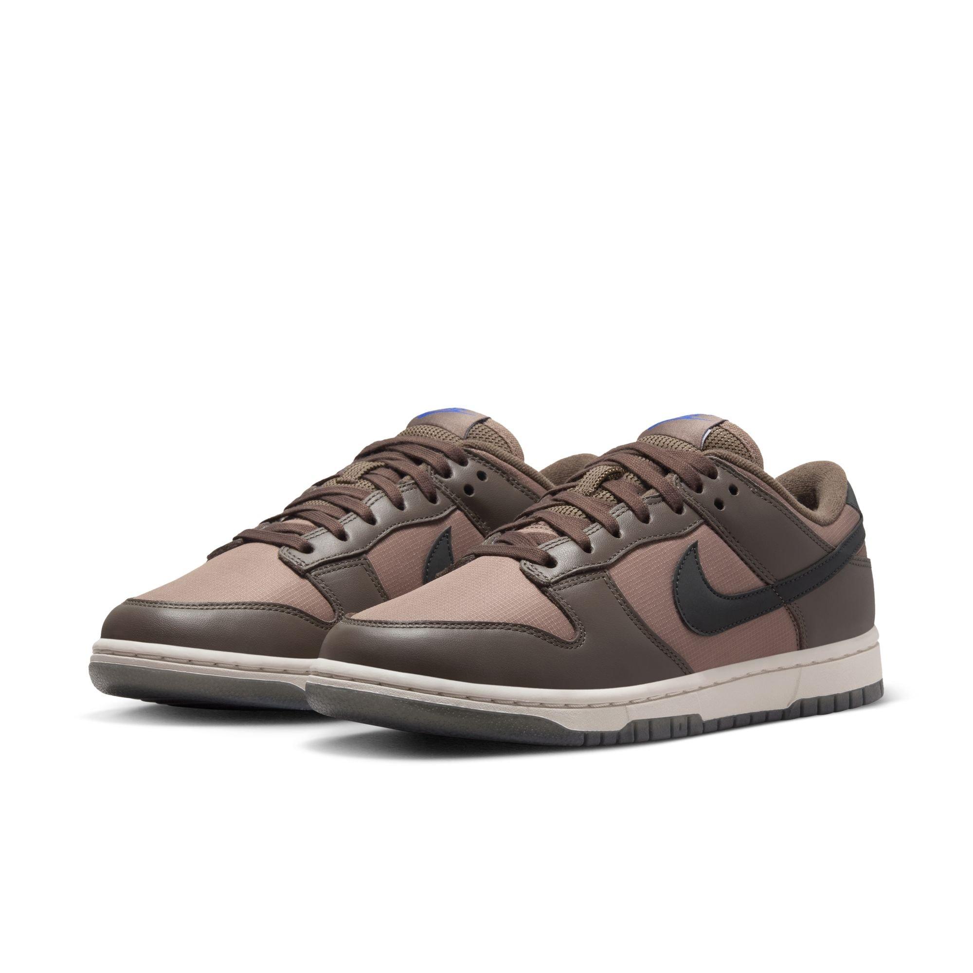Nike Dunk Low "Ironstone/Mink Brown" Women's Shoe - SILVER/BROWN Thumbnail View 5