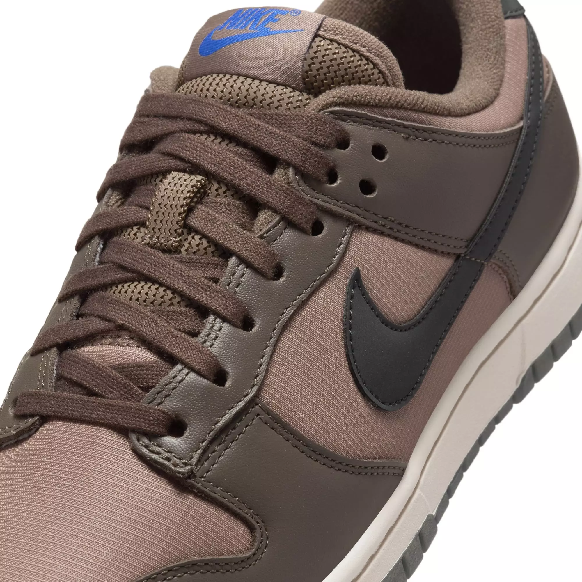 Nike Dunk Low "Ironstone/Mink Brown" Women's Shoe - SILVER/BROWN