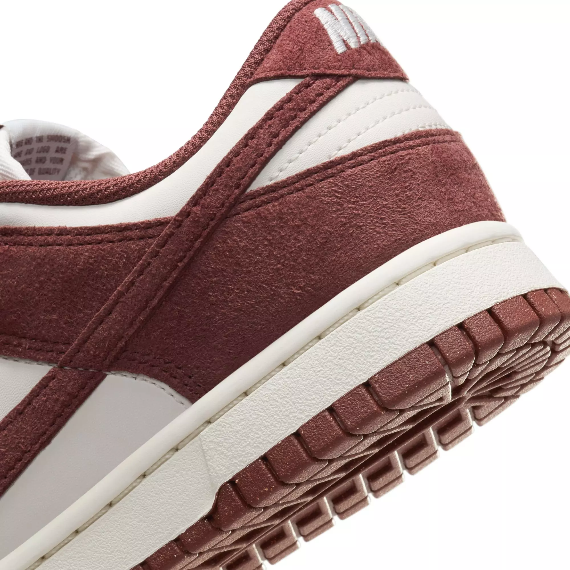 Nike Dunk Low "Phantom/Red Sepia/Sail/White" Women's Shoe - OFF-WHITE/RED