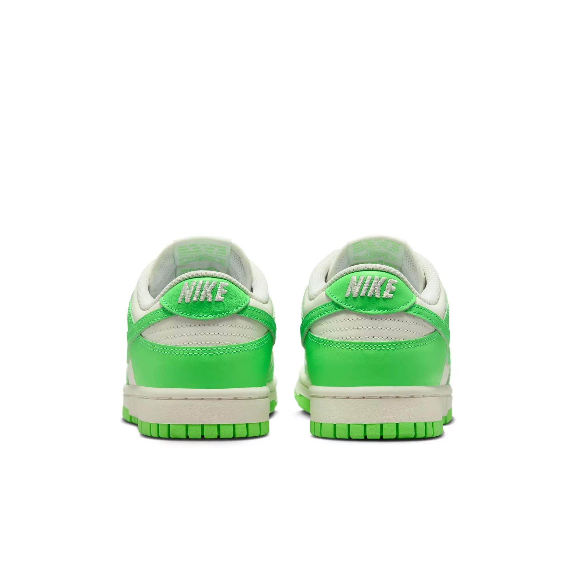 Nike Dunk Low "Sail/Green Strike" Women's Shoe - WHITE/LT GREEN
