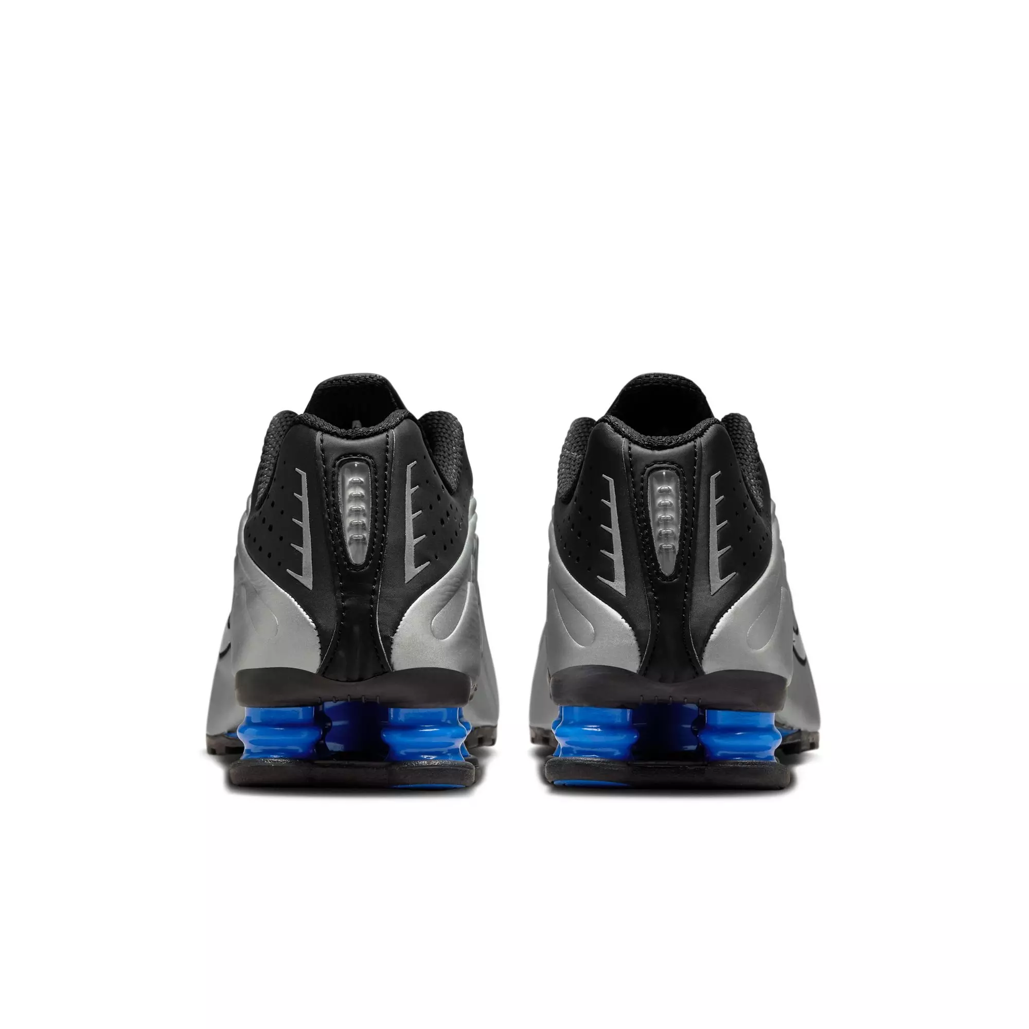 Nike Shox R4 "Black/Metallic Silver/Racer Blue" Women's Shoe - BLACK/BLUE