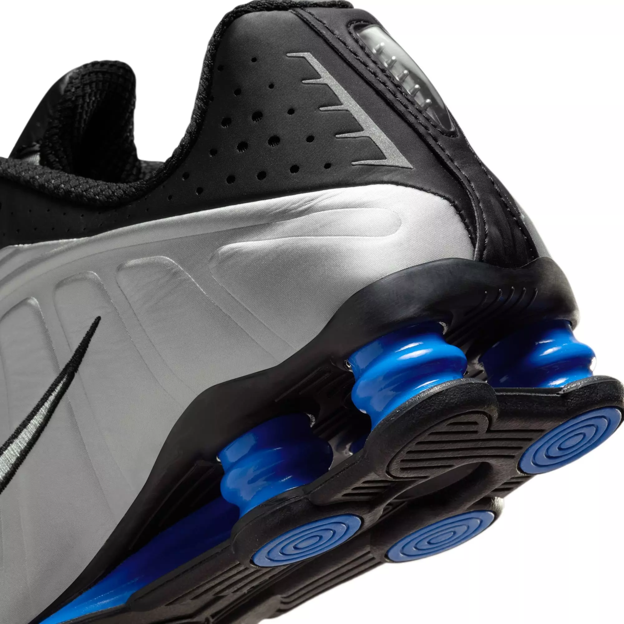 Nike Shox R4 "Black/Metallic Silver/Racer Blue" Women's Shoe - BLACK/BLUE