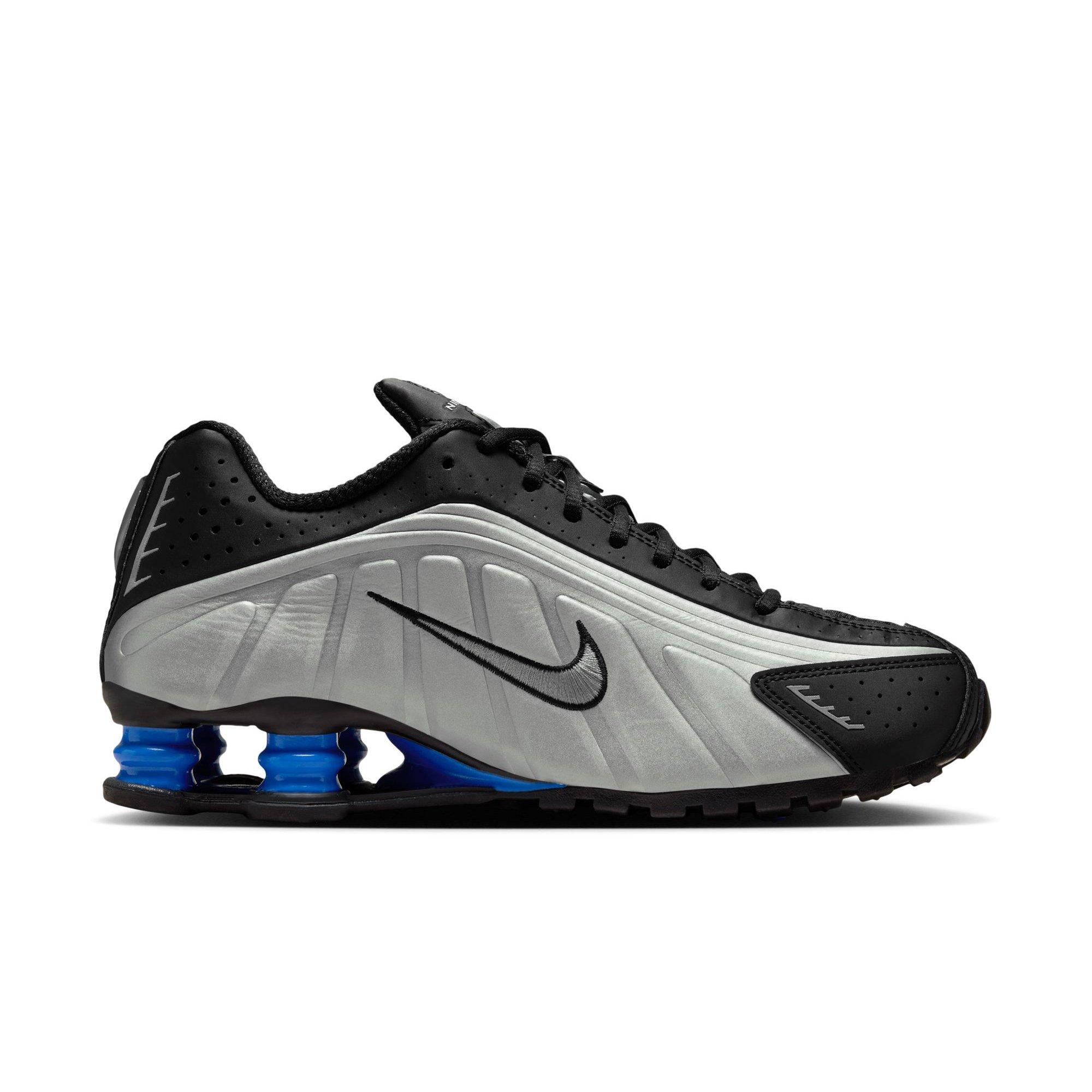 Nike Shox R4 Women's "Black/Metallic Silver/Racer Blue" Shoe