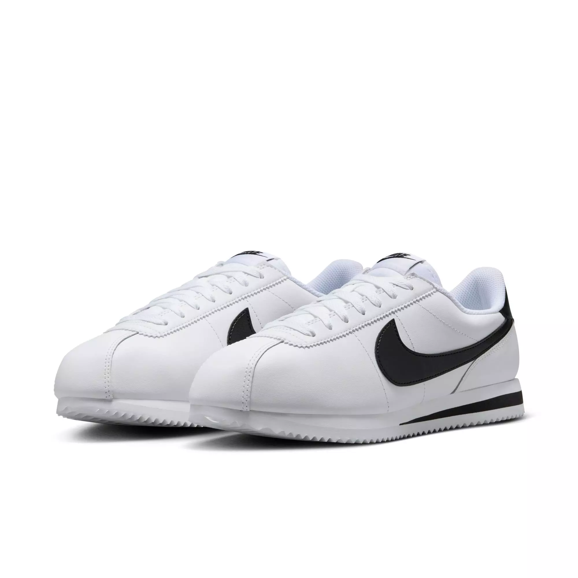 Nike Cortez Leather "White/Black" Women's Shoe - WHITE/BLACK