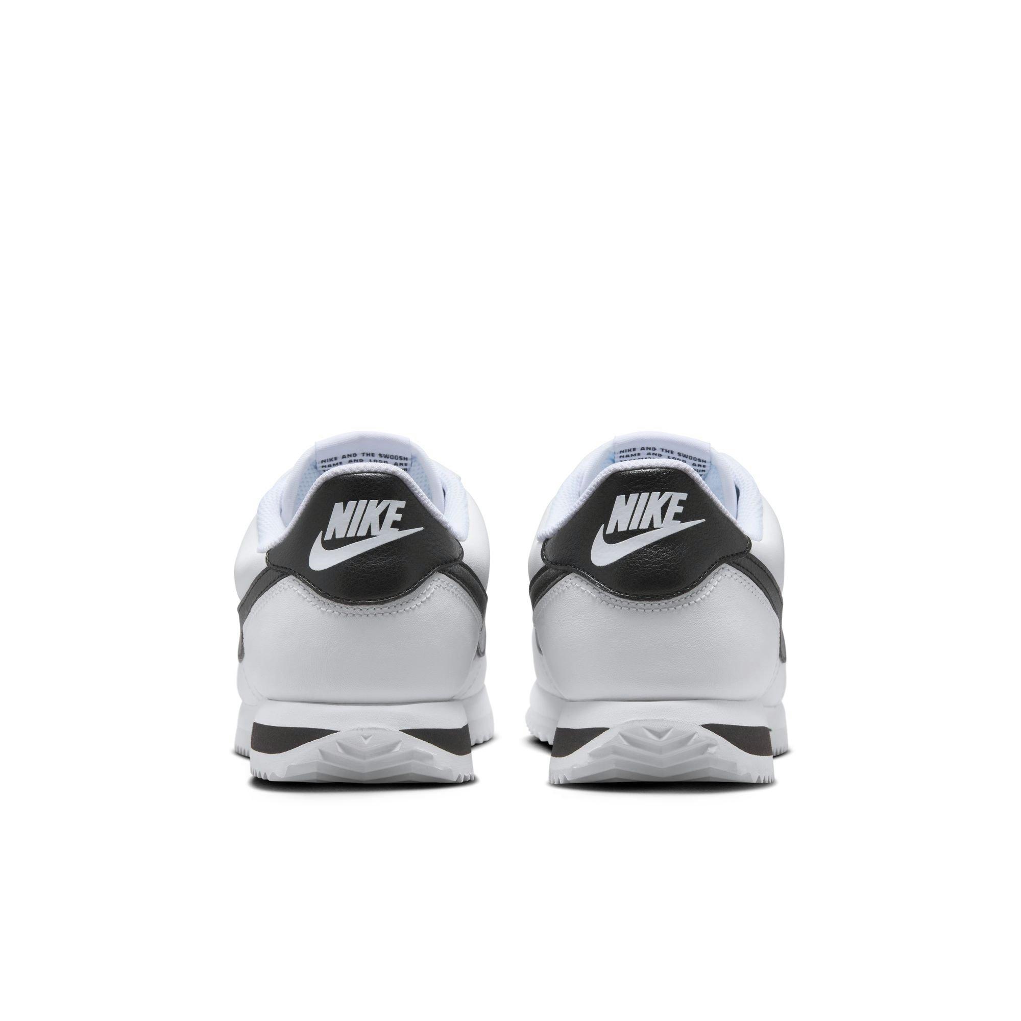 Nike Cortez Leather "White/Black" Women's Shoe - WHITE/BLACK Thumbnail View 7