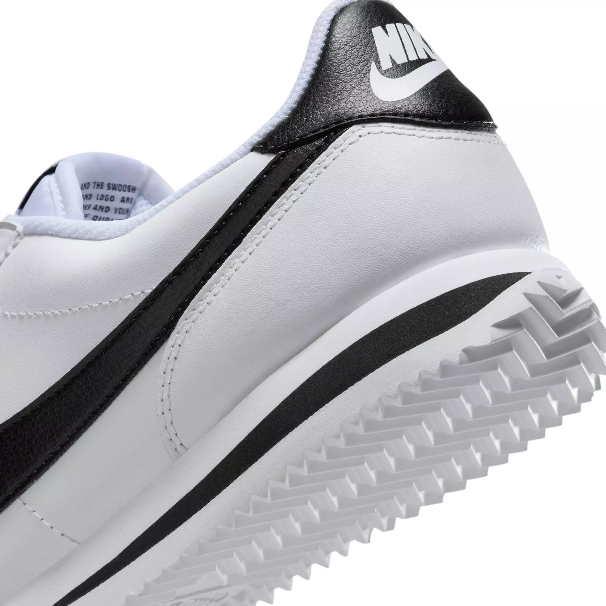 Nike Cortez Leather "White/Black" Women's Shoe - WHITE/BLACK