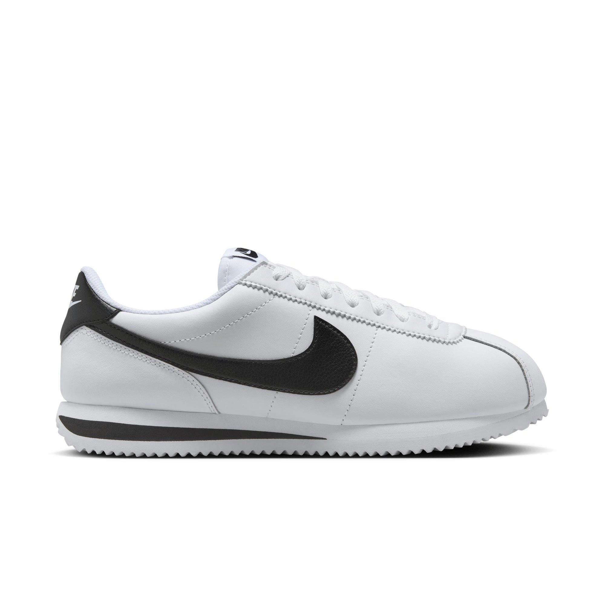 Nike Cortez Leather "White/Black" Women's Shoe - WHITE/BLACK Thumbnail View 1