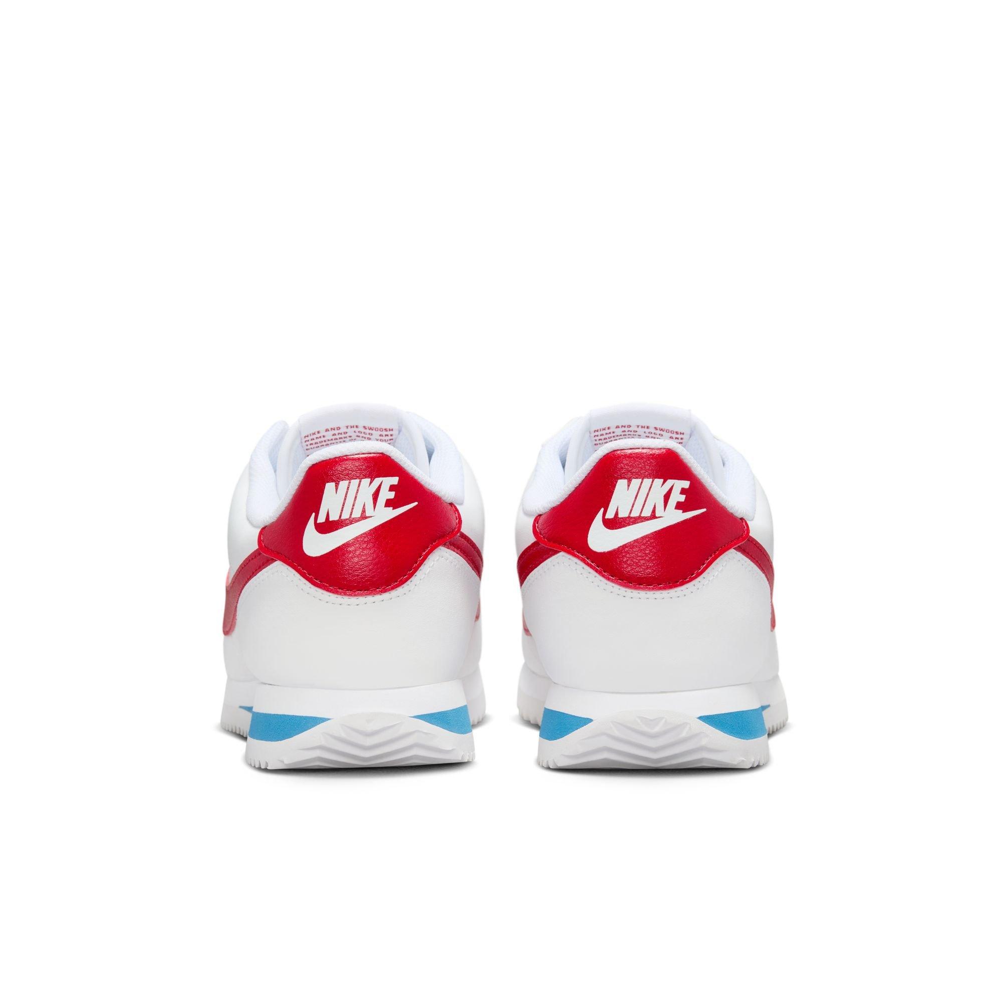 Nike Cortez Leather "Forrest Gump" Women's Shoe - WHITE/VARSITY RED/VARSITY BLUE Thumbnail View 8