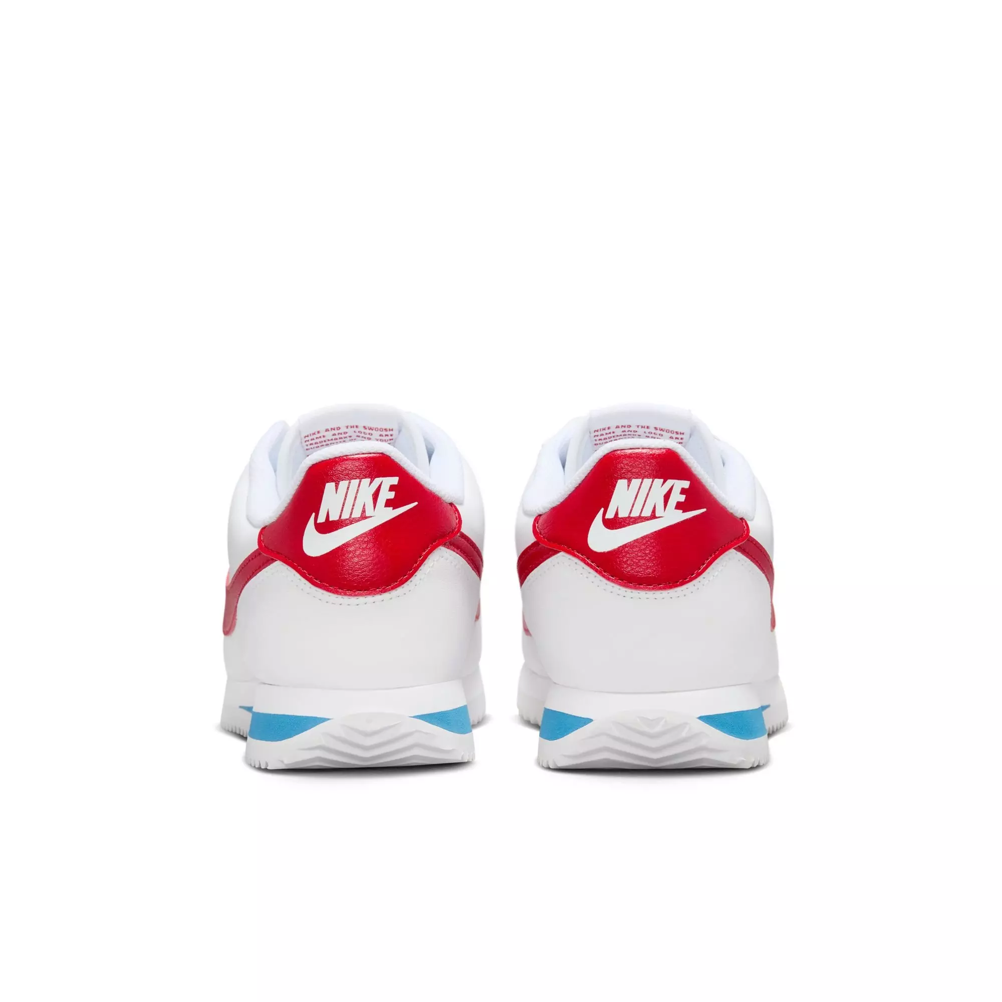 Nike Cortez Leather "Forrest Gump" Women's Shoe - WHITE/VARSITY RED/VARSITY BLUE