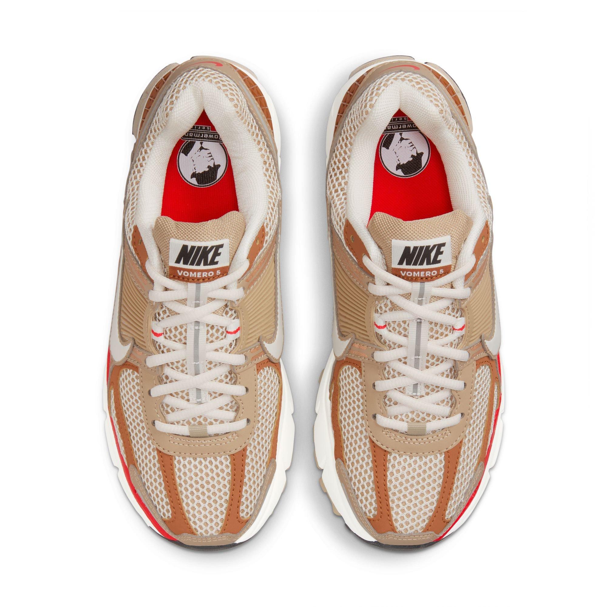 Nike Zoom Vomero 5 Women's "Khaki/Phantom/Fire Red/Sail" Shoe