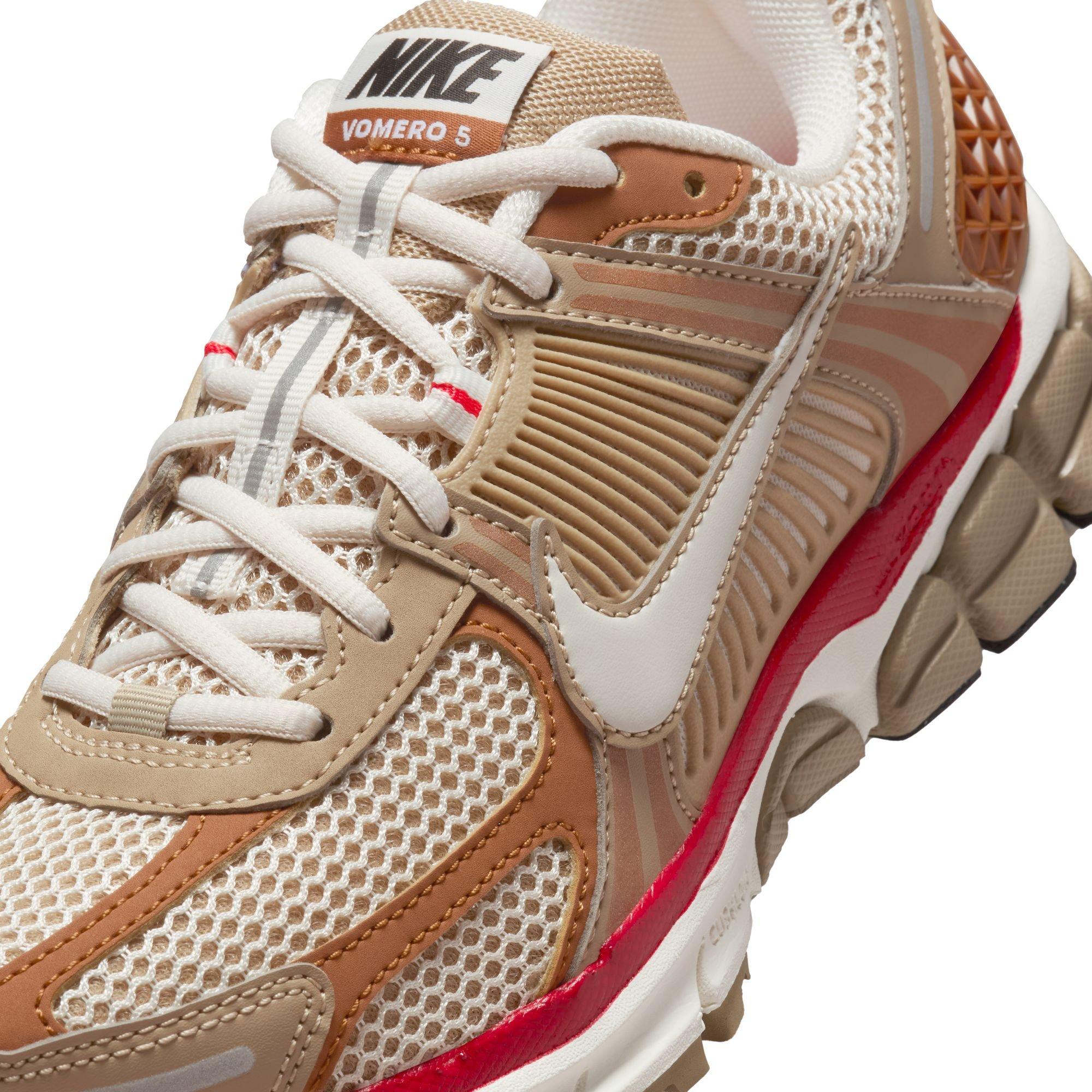 Nike Zoom Vomero 5 Women's "Khaki/Phantom/Fire Red/Sail" Shoe