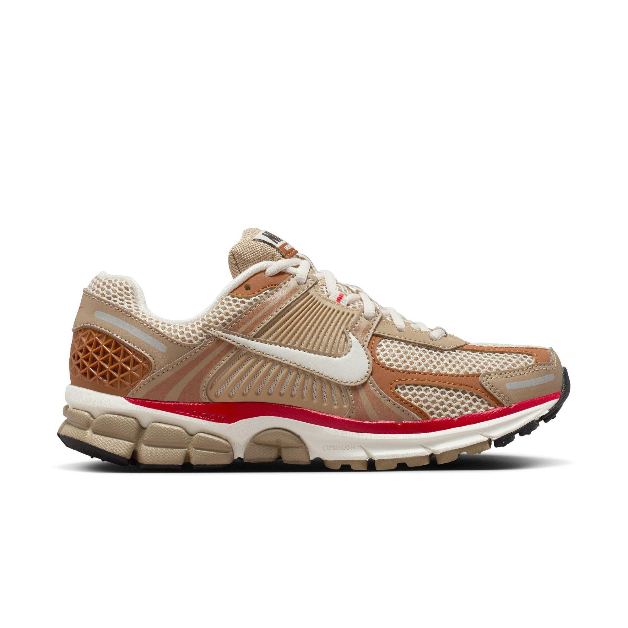 Nike Zoom Vomero 5 "Khaki/Phantom/Fire Red/Sail" Women's Shoe - TAN/RED