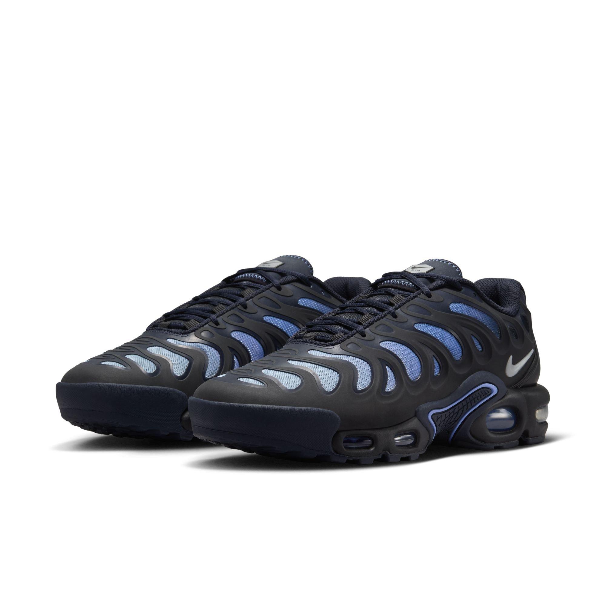 Nike Air Max Plus Drift "Black/Metallic Silver/Dark Obsidian" Women's Shoe - BLACK/ROYAL Thumbnail View 5