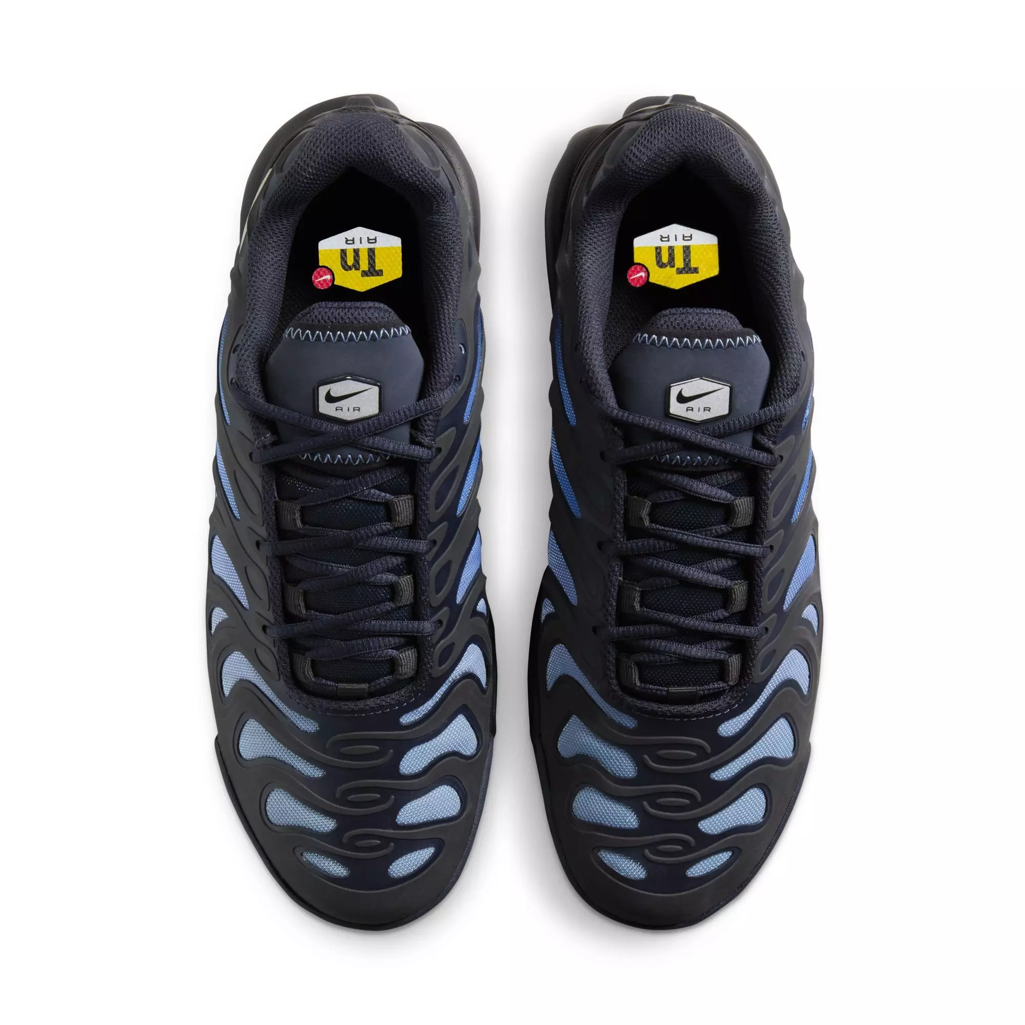 Nike Air Max Plus Drift "Black/Metallic Silver/Dark Obsidian" Women's Shoe - BLACK/ROYAL