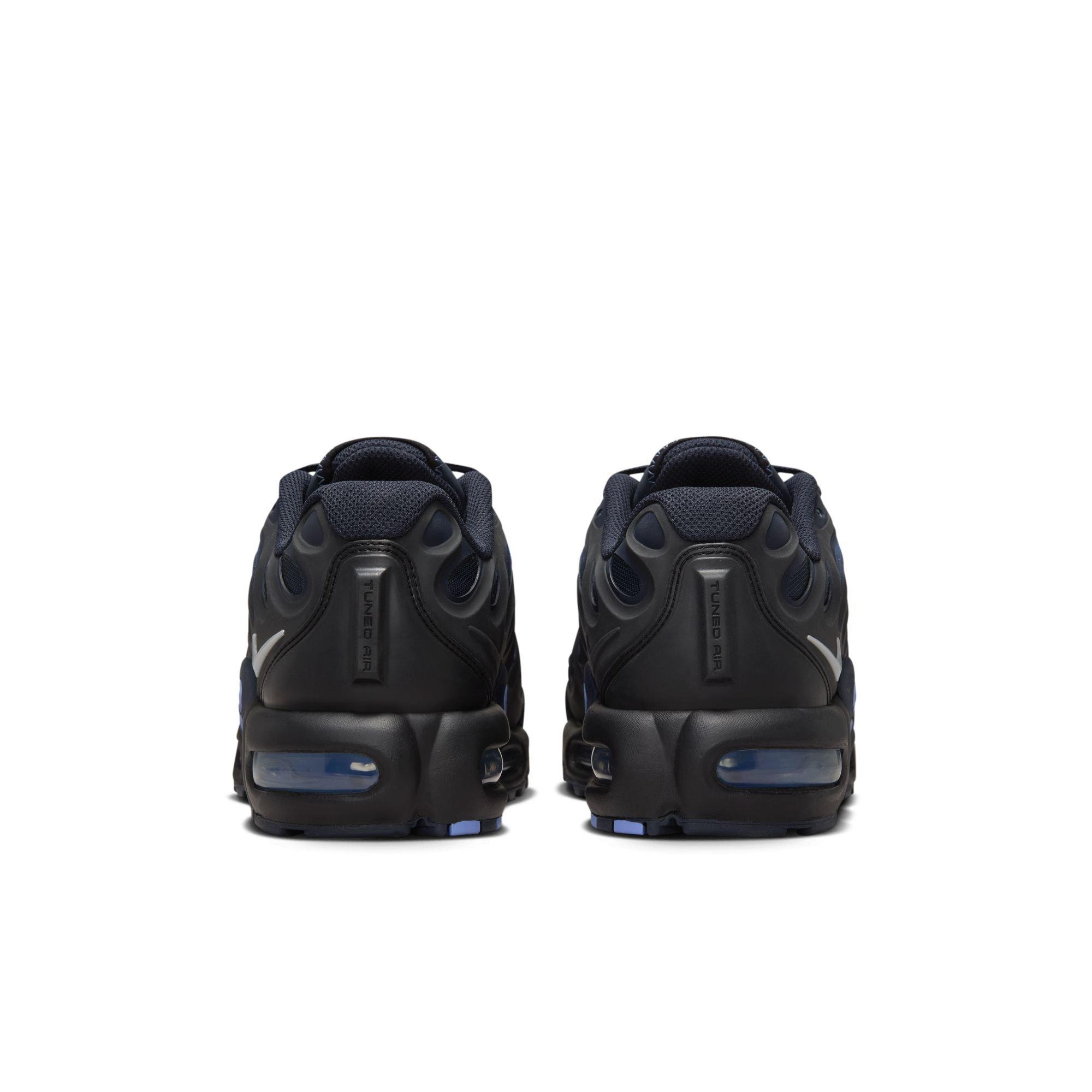 Nike Air Max Plus Drift "Black/Metallic Silver/Dark Obsidian" Women's Shoe - BLACK/ROYAL Thumbnail View 7