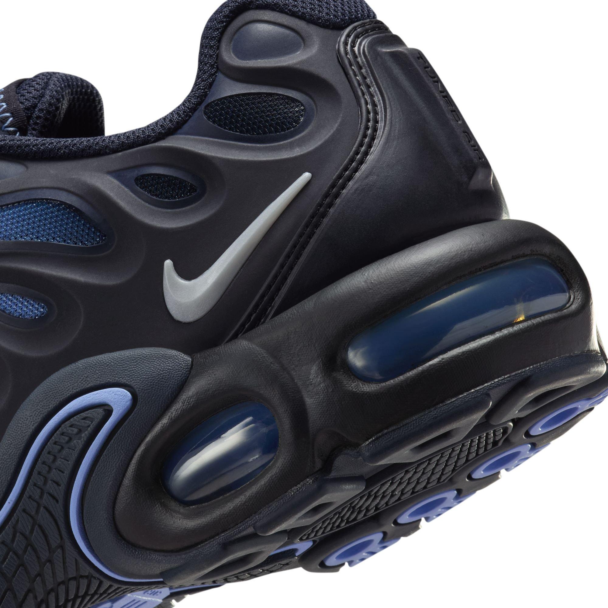 Nike Air Max Plus Drift "Black/Metallic Silver/Dark Obsidian" Women's Shoe - BLACK/ROYAL Thumbnail View 11