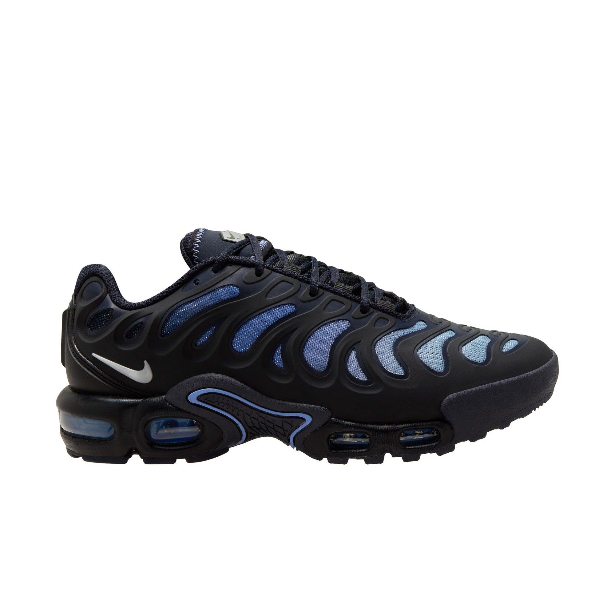 Nike Air Max Plus Drift "Black/Metallic Silver/Dark Obsidian" Women's Shoe - BLACK/ROYAL Thumbnail View 1