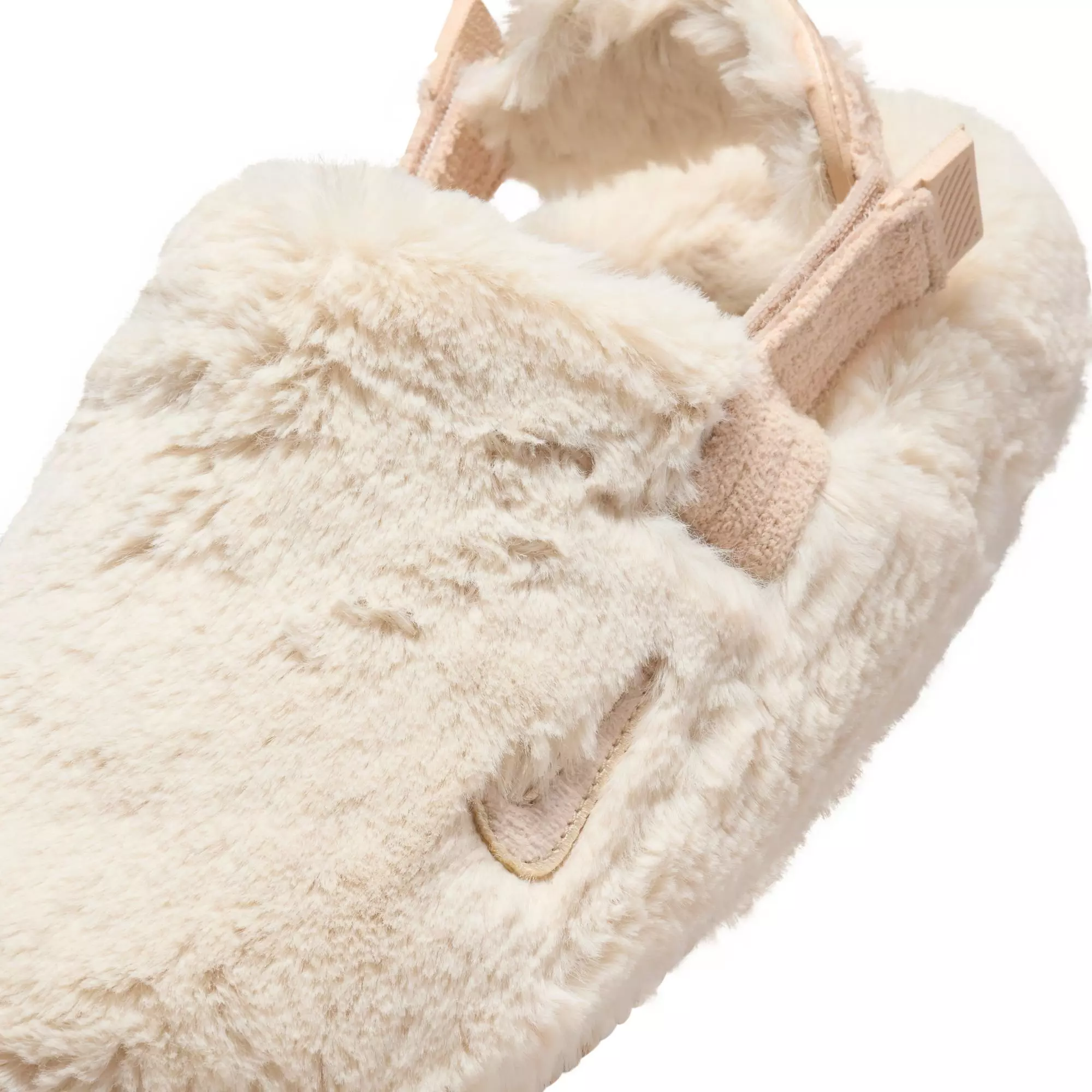 Nike Calm Fuzzy Fur “Sanddrift” Women's Mule - SANDDRIFT