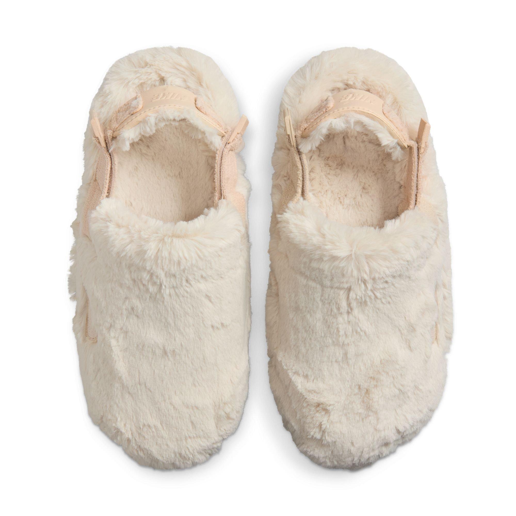 Nike Calm Mule Fuzzy Fur “Sanddrift” Women's Slide