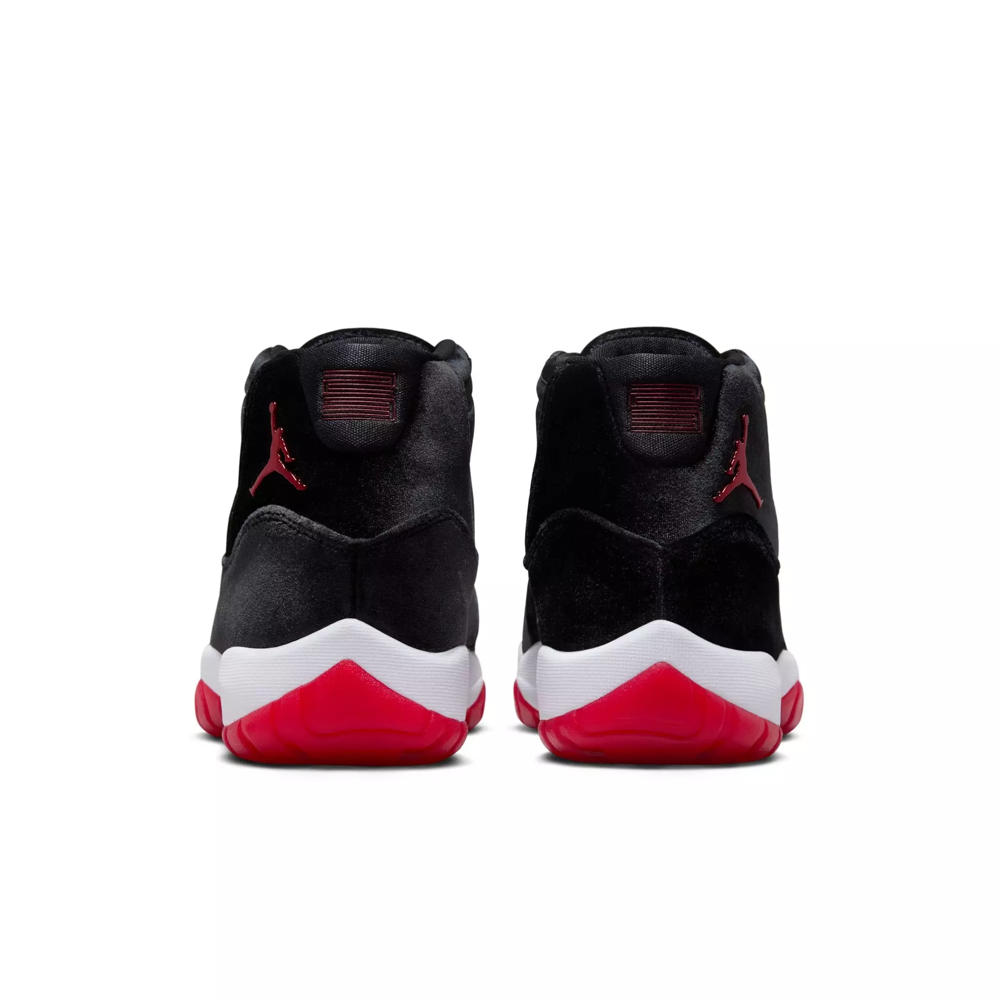 Jordan 11 Retro "Bred Velvet" Women's Shoe - BLACK/GYM RED/WHITE