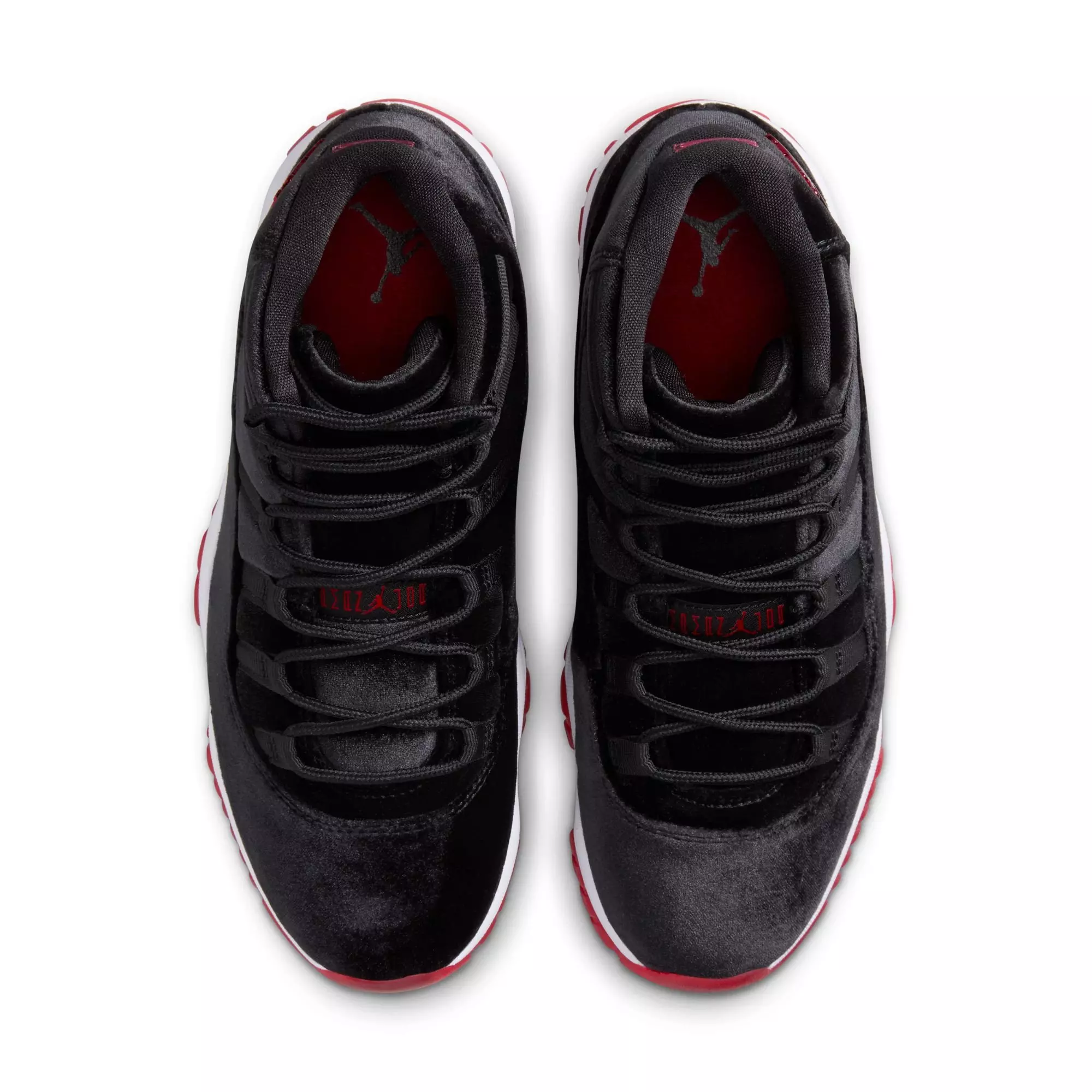 Jordan 11 Retro "Bred Velvet" Women's Shoe - BLACK/GYM RED/WHITE