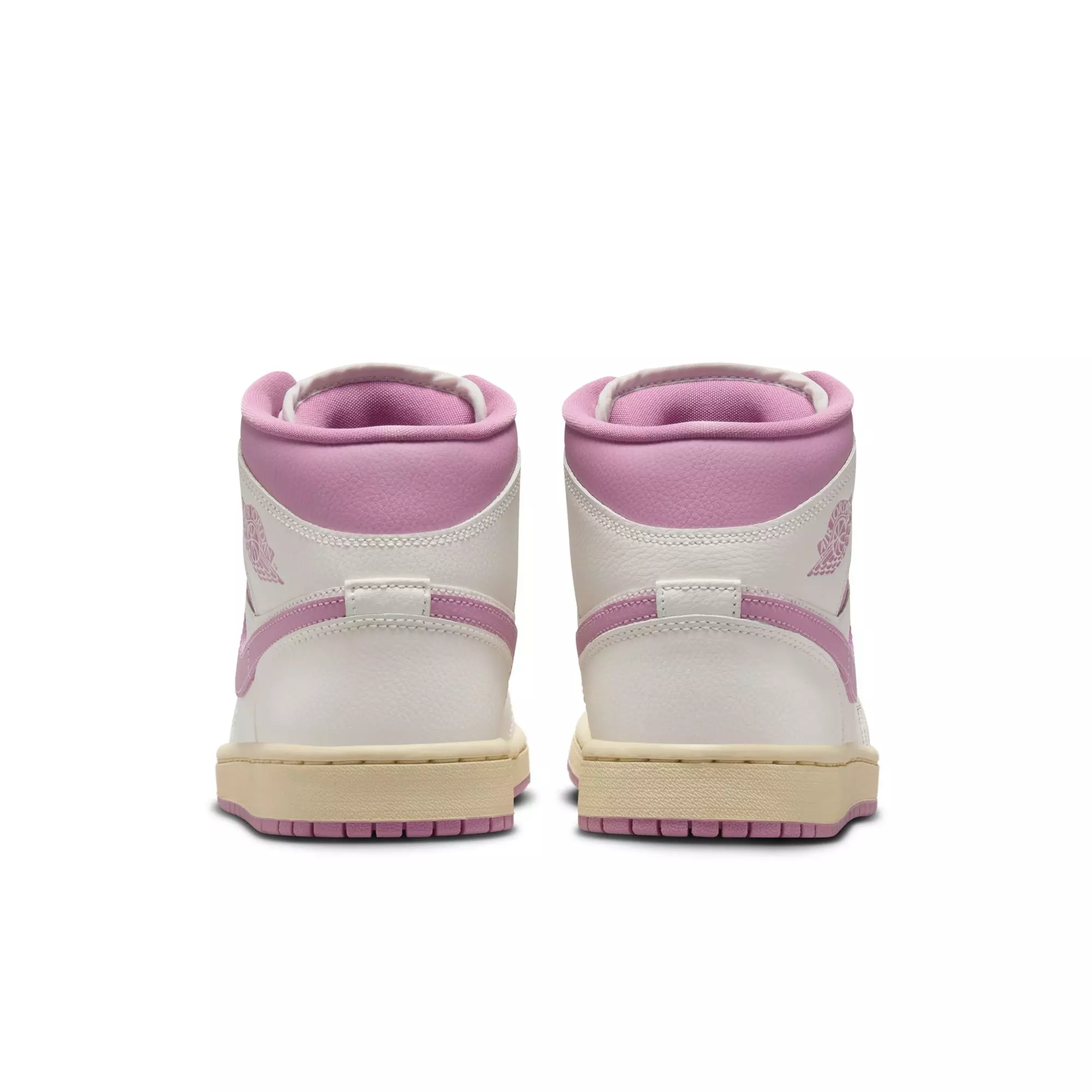 Jordan 1 Mid "Sail/Orchid/Muslin" Women's Shoe - WHITE/PINK