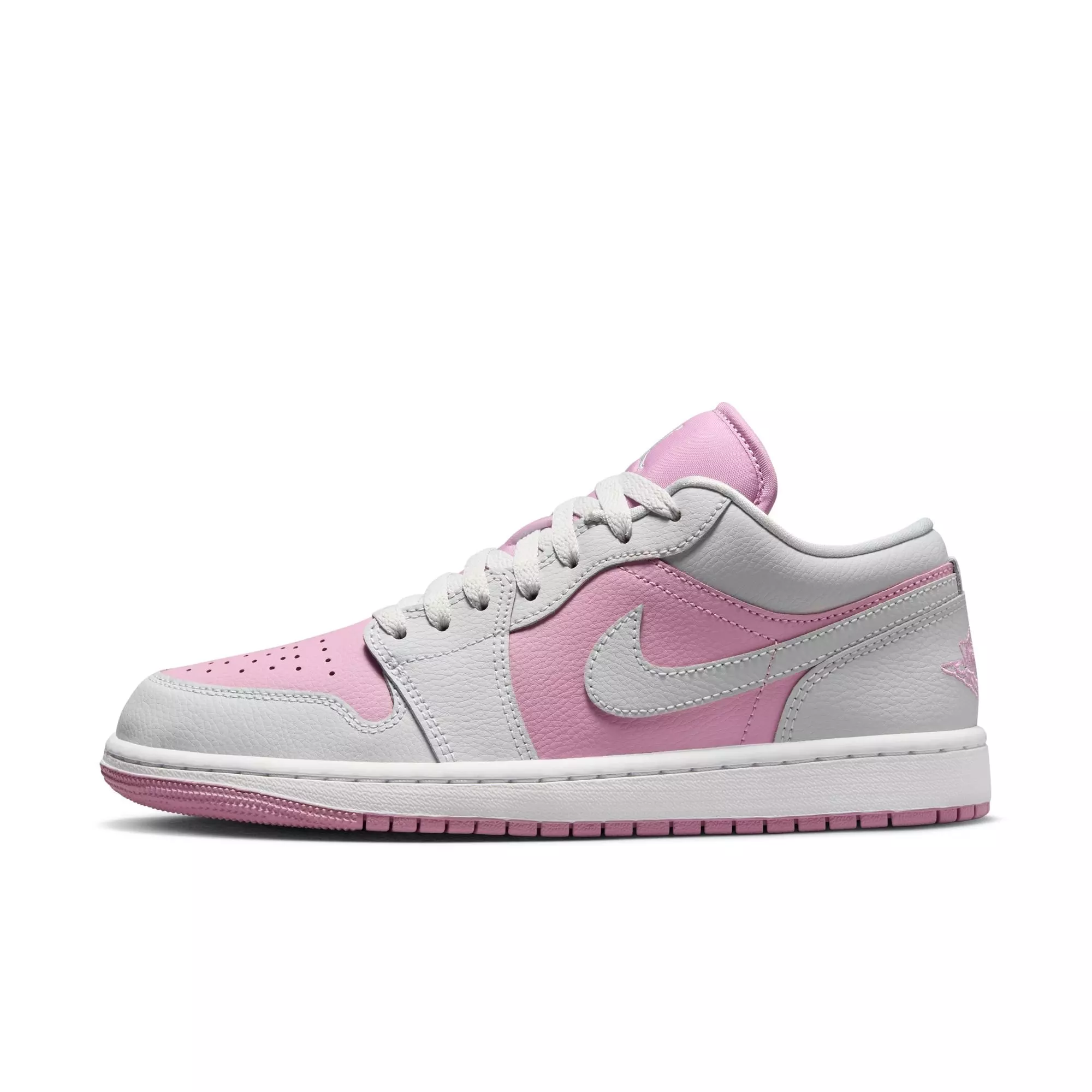 Jordan 1 Low "Orchid/Neutral Grey/White" Women's Shoe - PINK/GREY