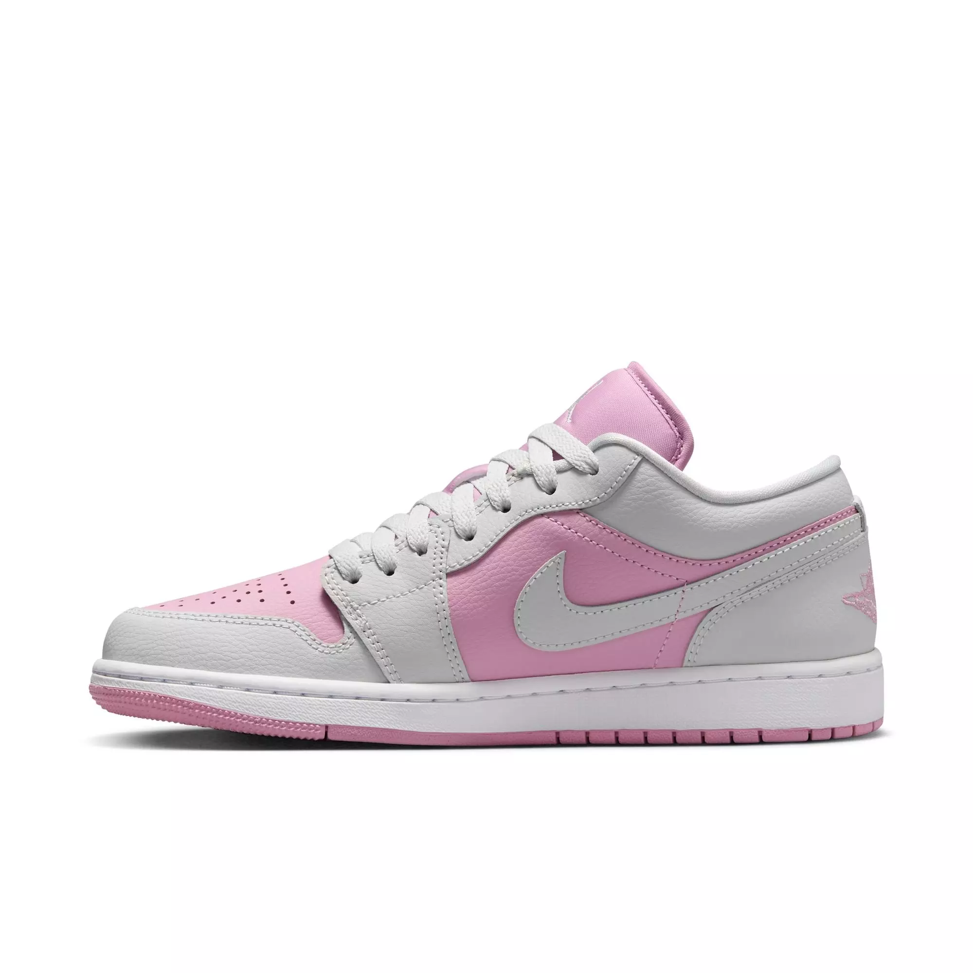 Jordan 1 Low "Orchid/Neutral Grey/White" Women's Shoe - PINK/GREY