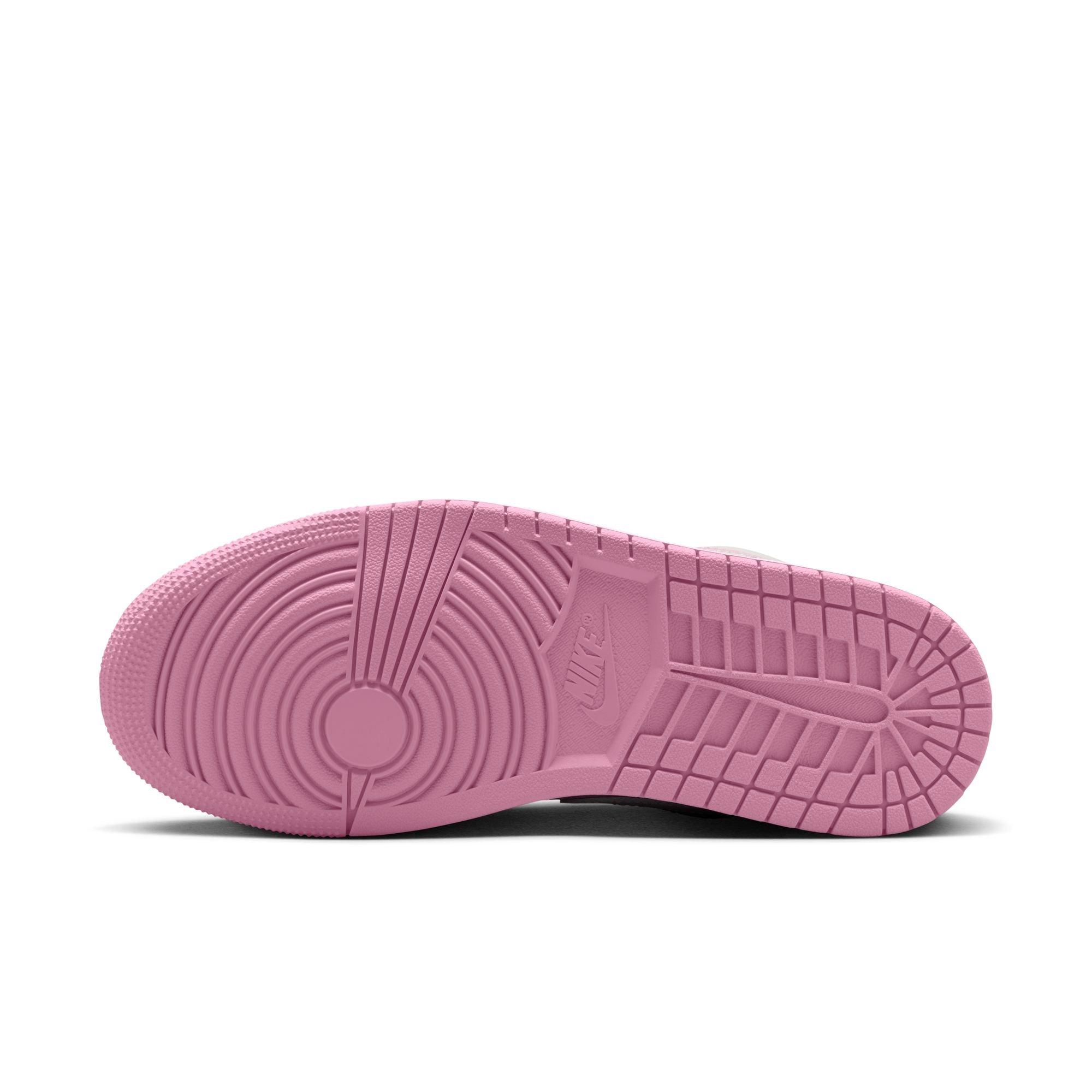 Jordan 1 Low "Orchid/Neutral Grey/White" Women's Shoe - PINK/GREY Thumbnail View 8