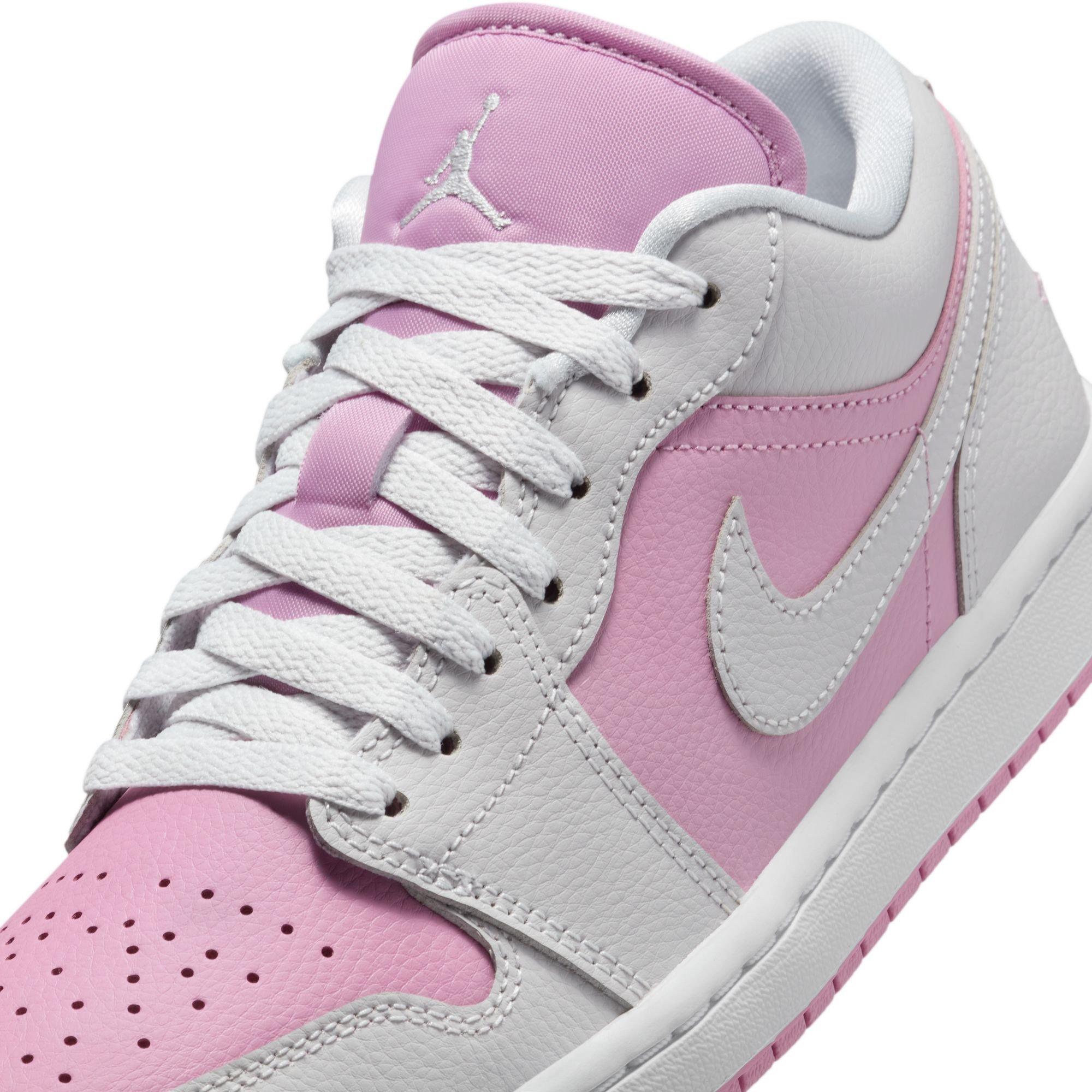 Jordan 1 Low "Orchid/Neutral Grey/White" Women's Shoe - PINK/GREY Thumbnail View 9