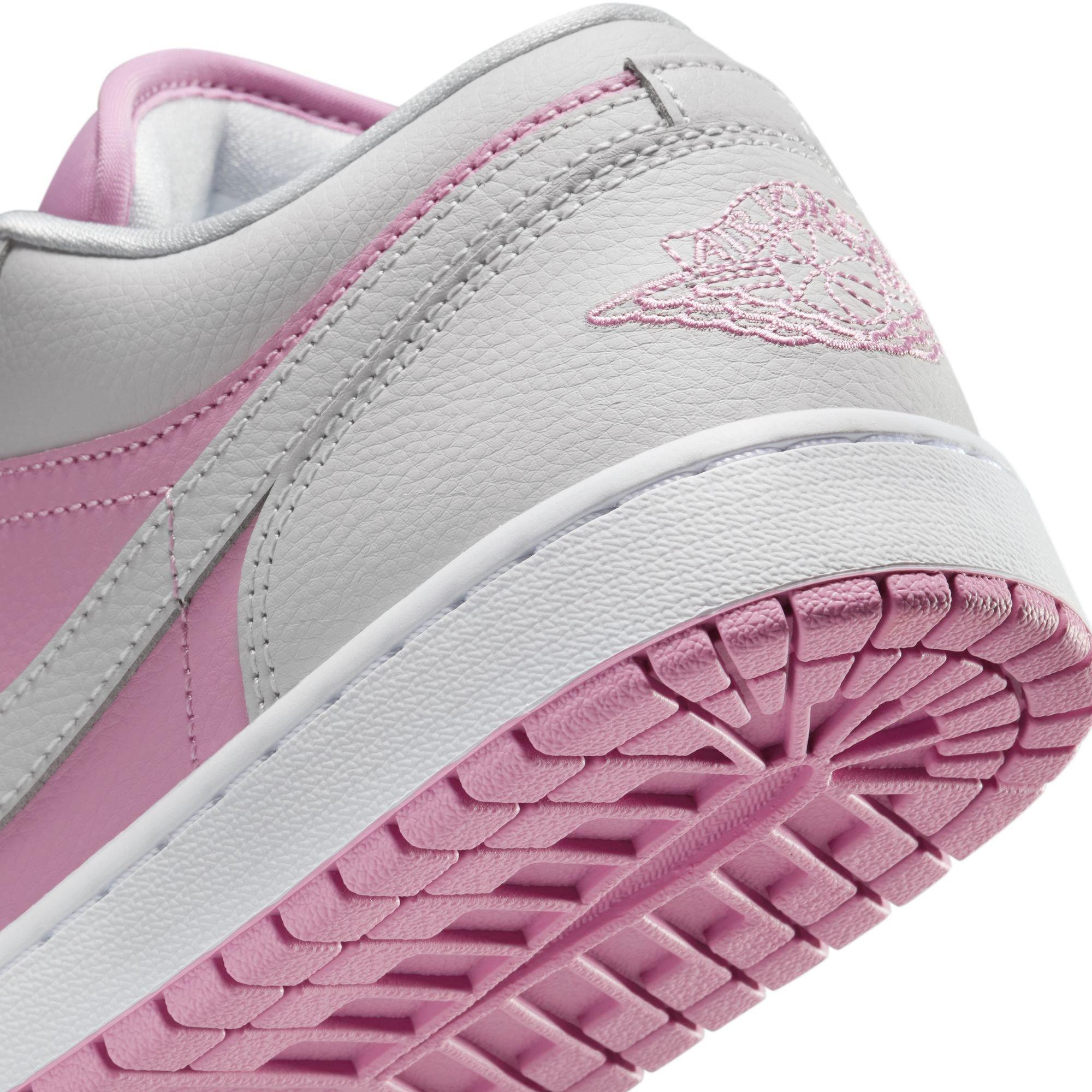 Jordan 1 Low "Orchid/Neutral Grey/White" Women's Shoe - PINK/GREY Thumbnail View 10