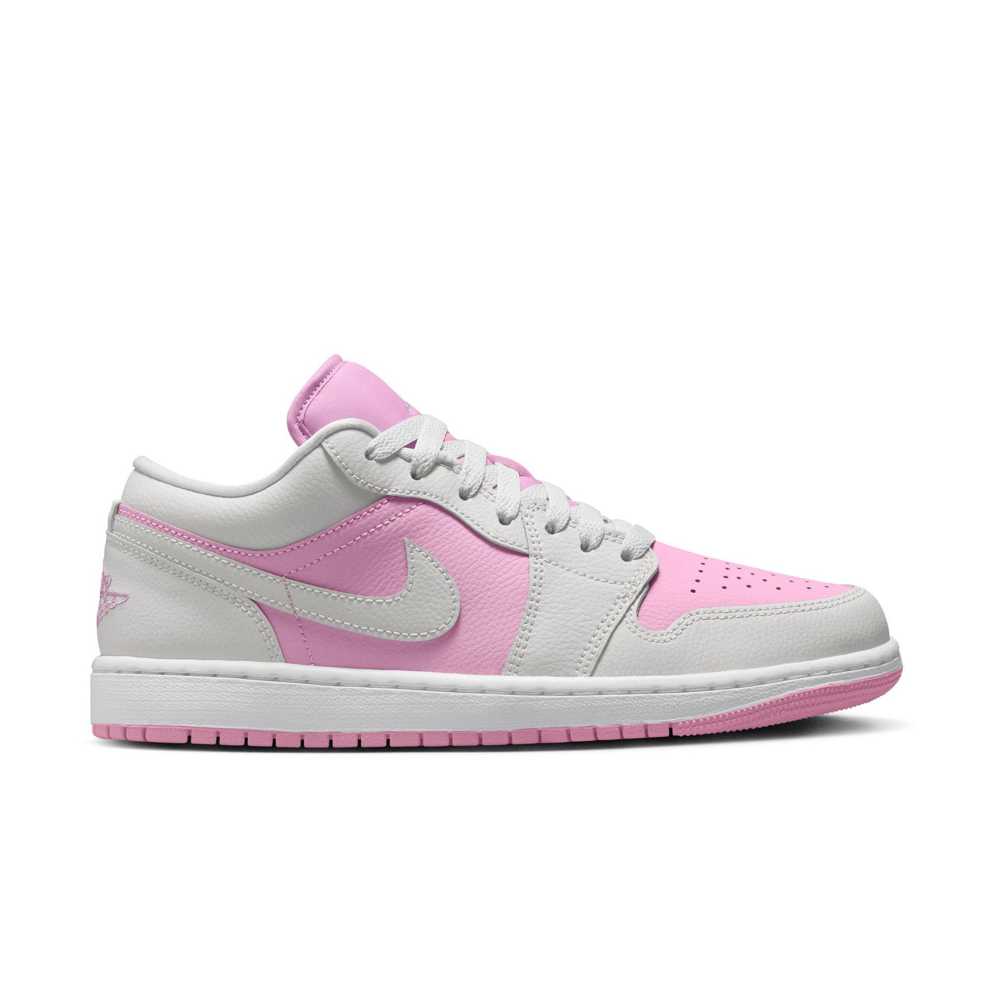 Jordan 1 Low "Orchid/Neutral Grey/White" Women's Shoe - PINK/GREY Thumbnail View 1