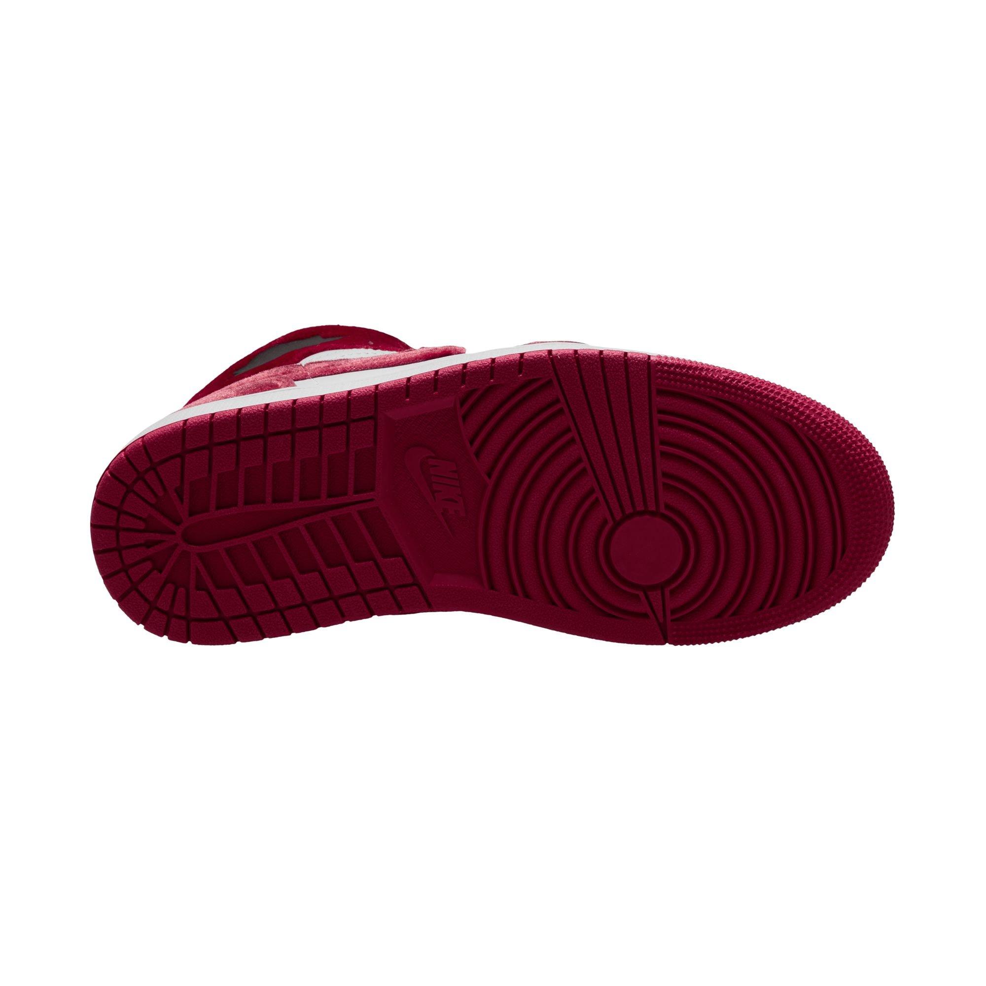 Jordan 1 Mid SE "White/Team Red/Black" Women's Shoe - WHITE/RED Thumbnail View 4