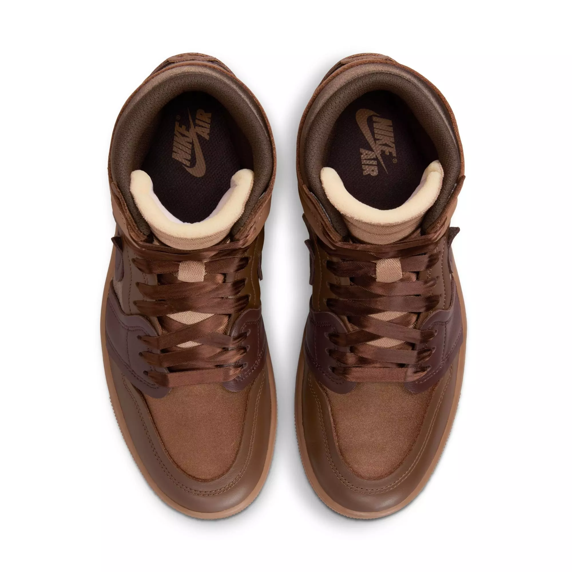 Jordan 1 High Method of Make "Archaeo Brown/Earth/Cacao Wow" Women's Shoe - BROWN