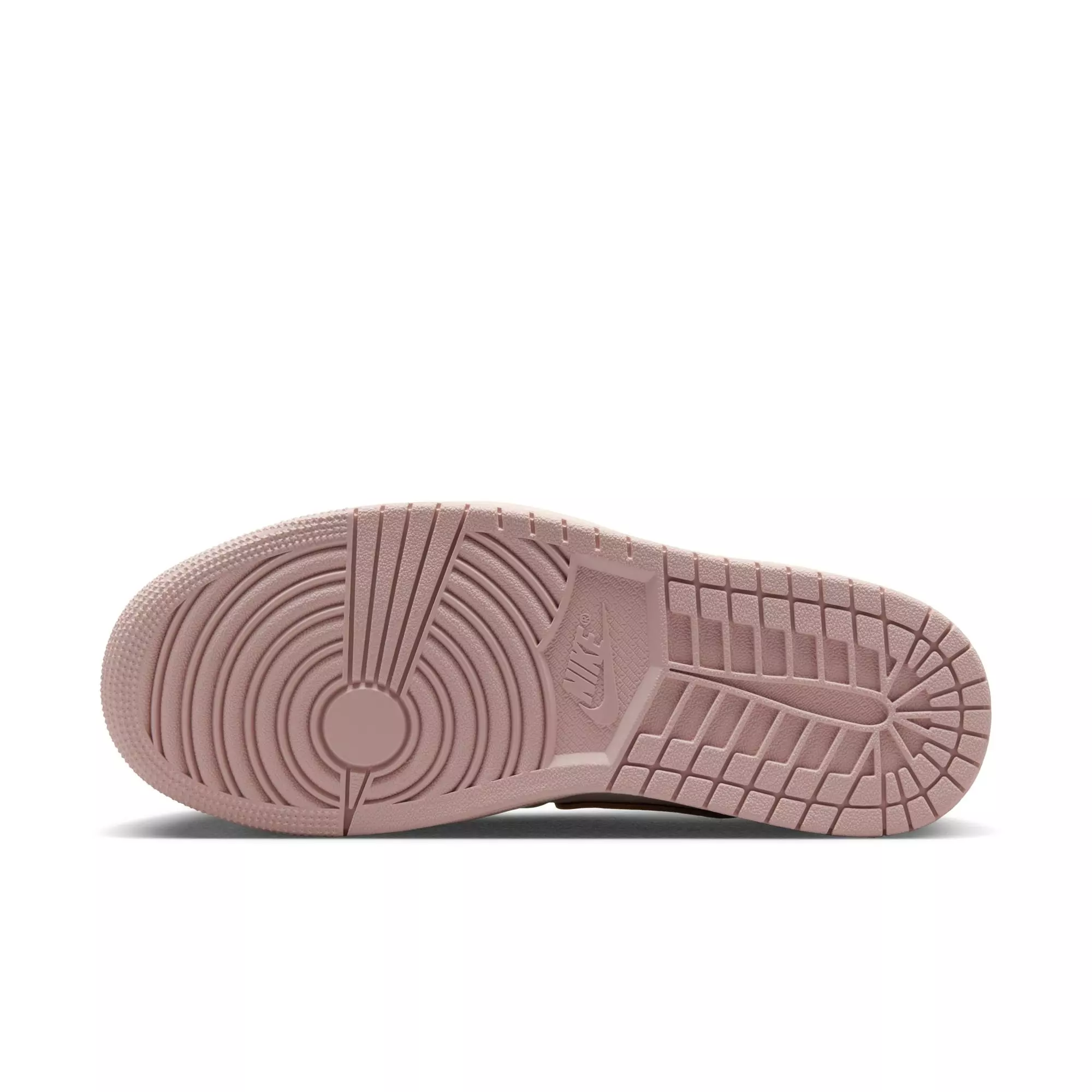 Jordan 1 High Method of Make "Pink Oxford/Legend Lt Brown/Atmosphere" Women's Shoe - PINK/GREY