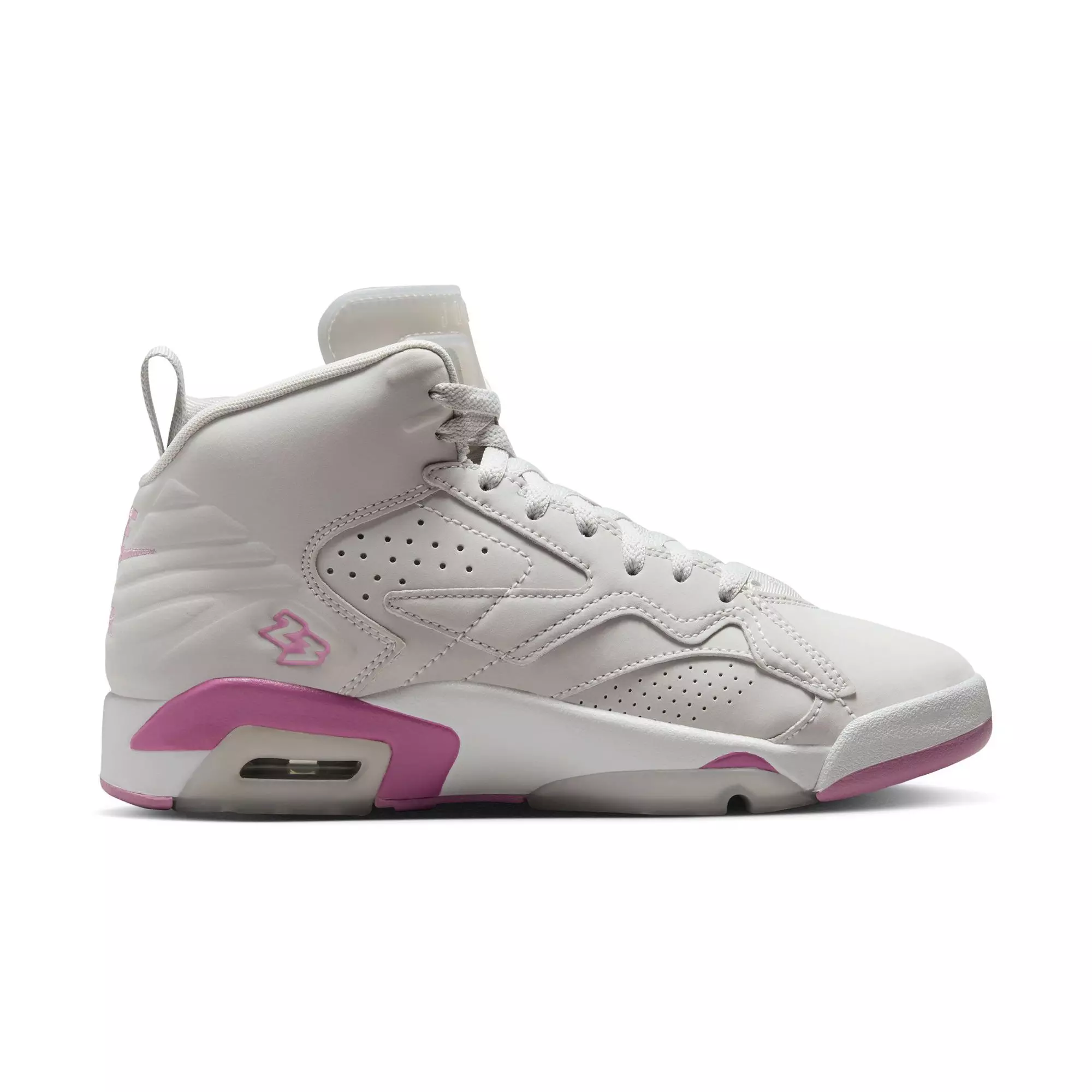 Jordan MVP "Neutral Grey/Orchid White" Women's Shoe - GREY/PINK