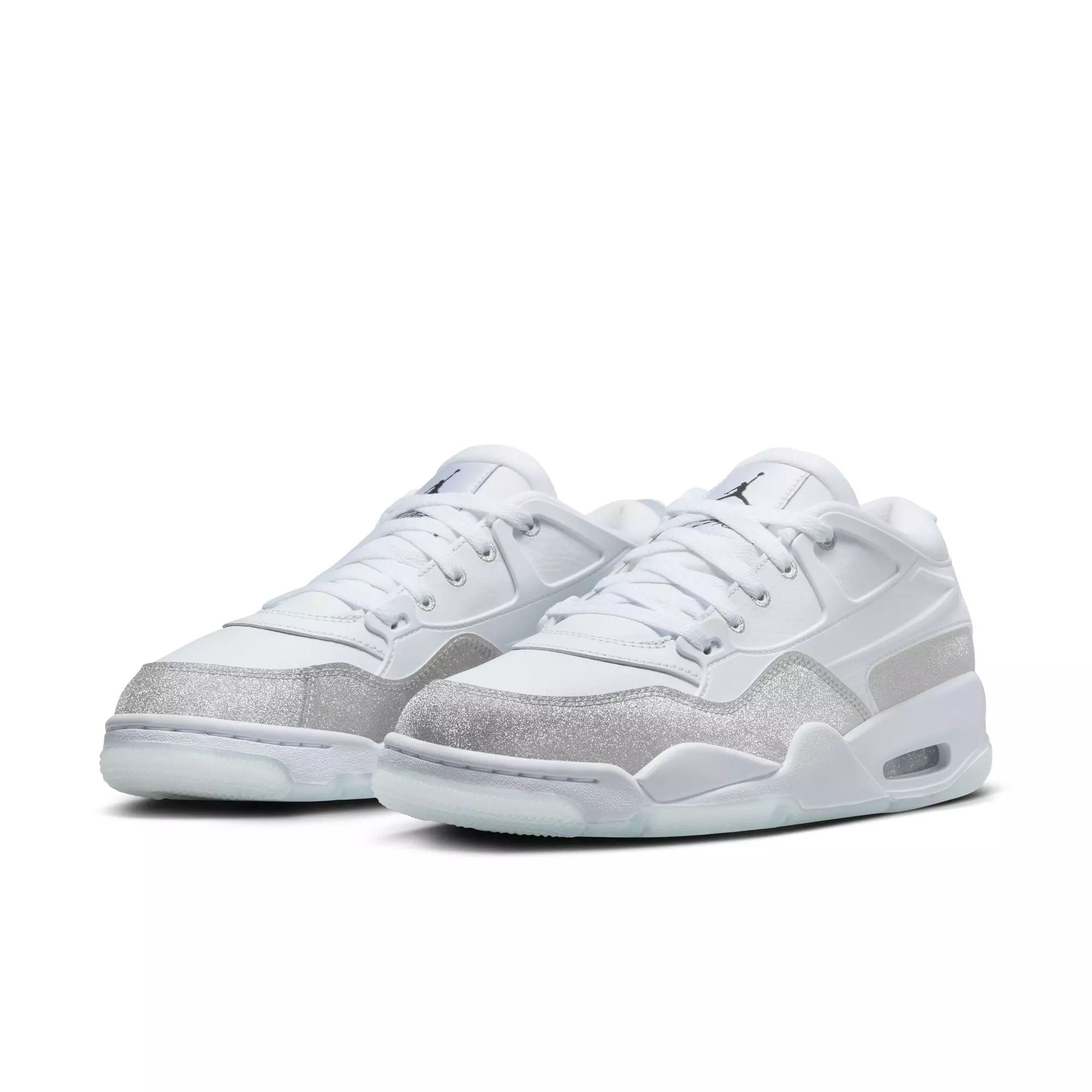 Jordan 4 RM "White/Metallic Silver" Women's Shoe - WHITE/SILVER