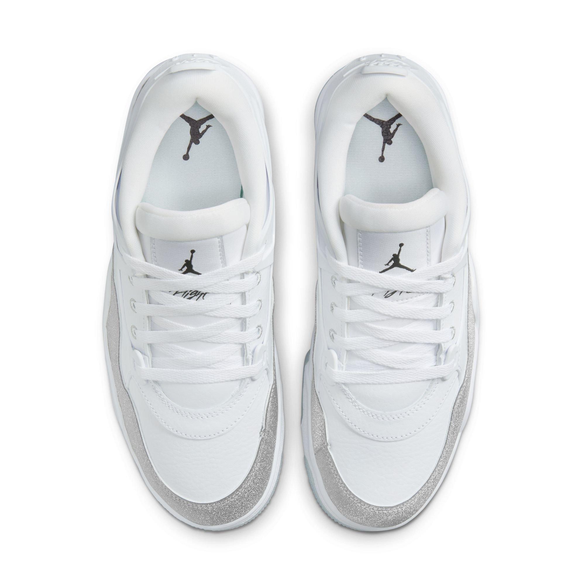 Jordan 4 RM "White/Metallic Silver" Women's Shoe - WHITE/SILVER Thumbnail View 7