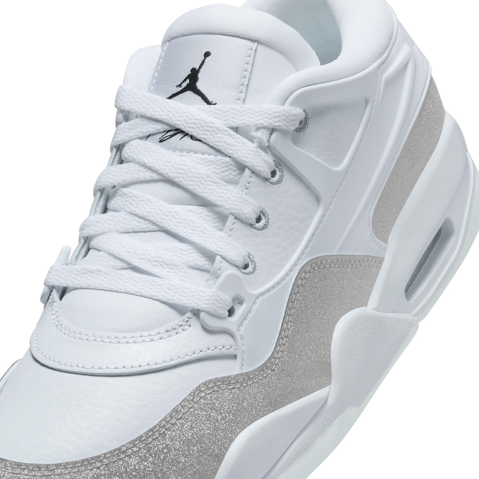 Jordan 4 RM "White/Metallic Silver" Women's Shoe - WHITE/SILVER Thumbnail View 9