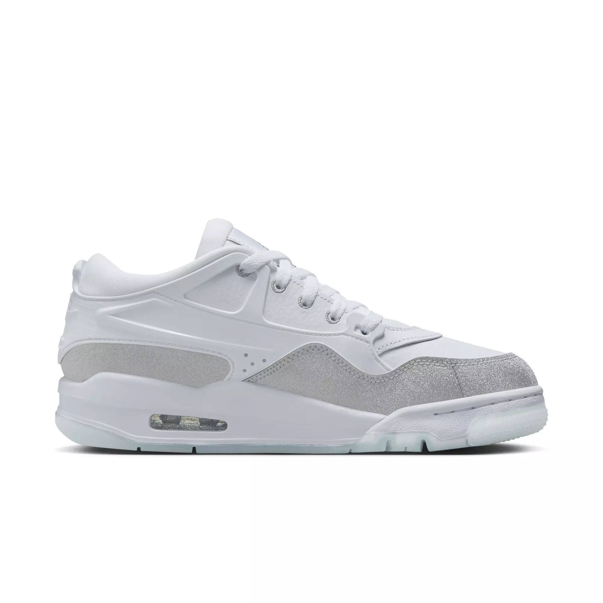 Jordan 4 RM "White/Metallic Silver" Women's Shoe - WHITE/SILVER