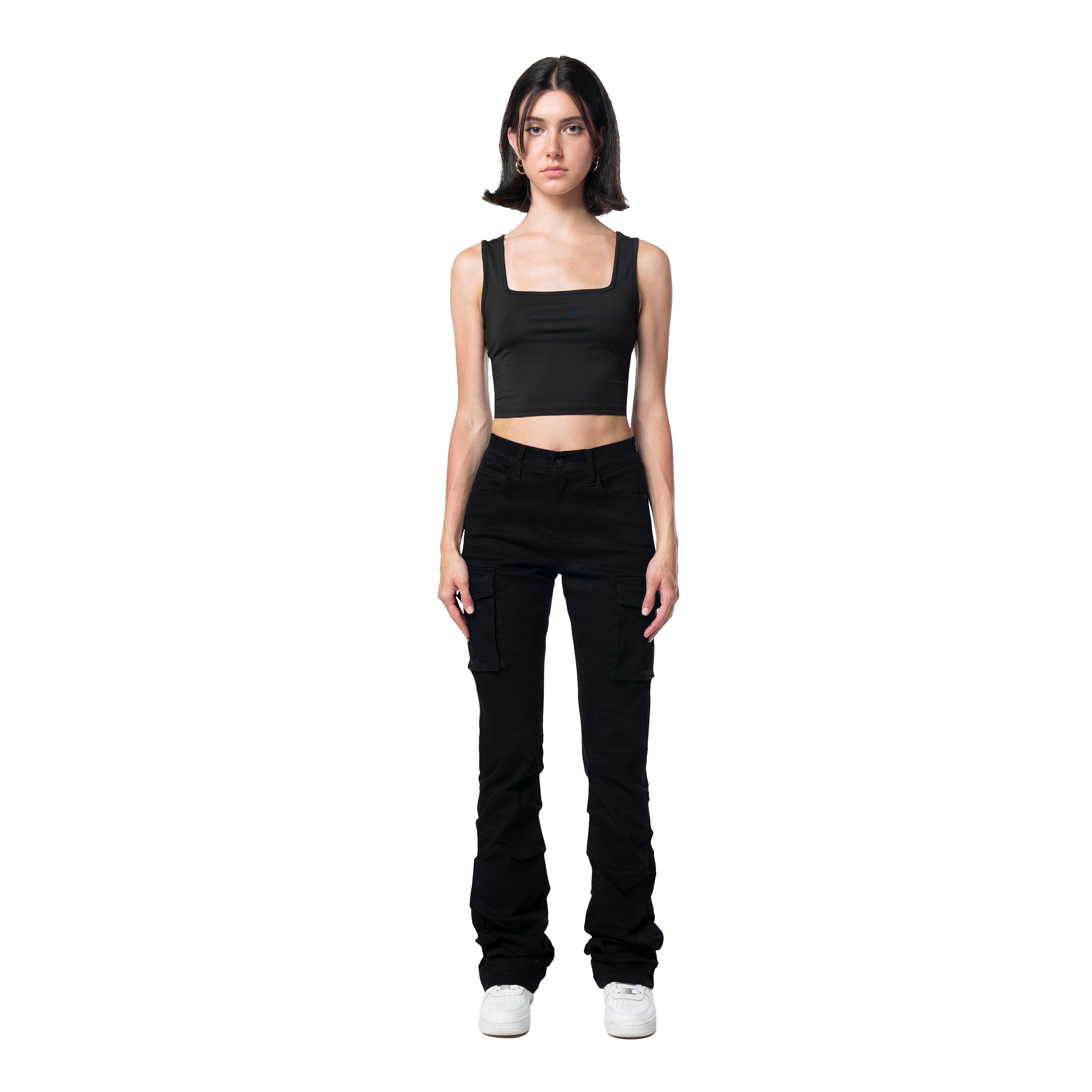 Grindhouse Women's Twill Pants - Black - BLACK