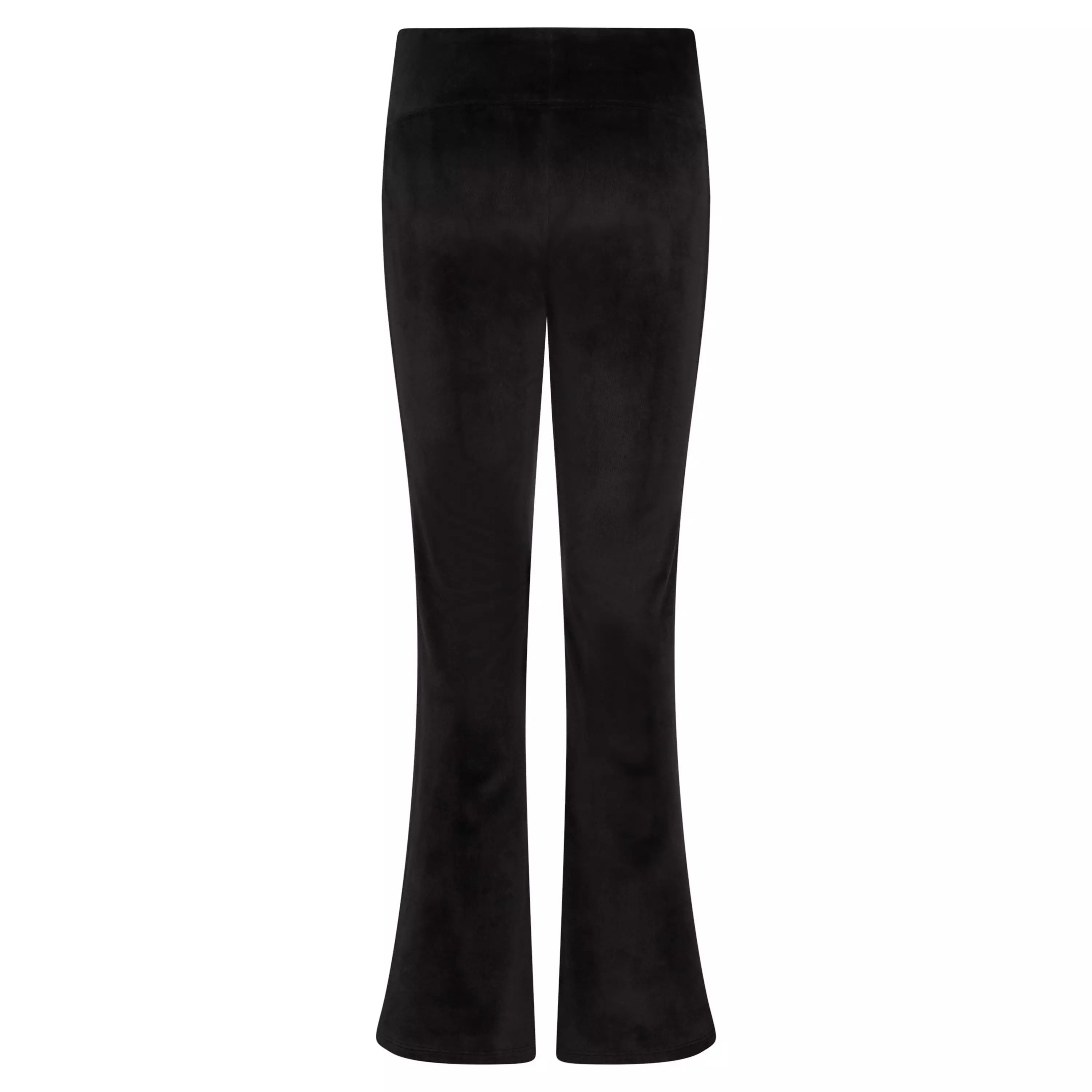 adidas Big Girls' Rib Flare Legged Pants - BLACK