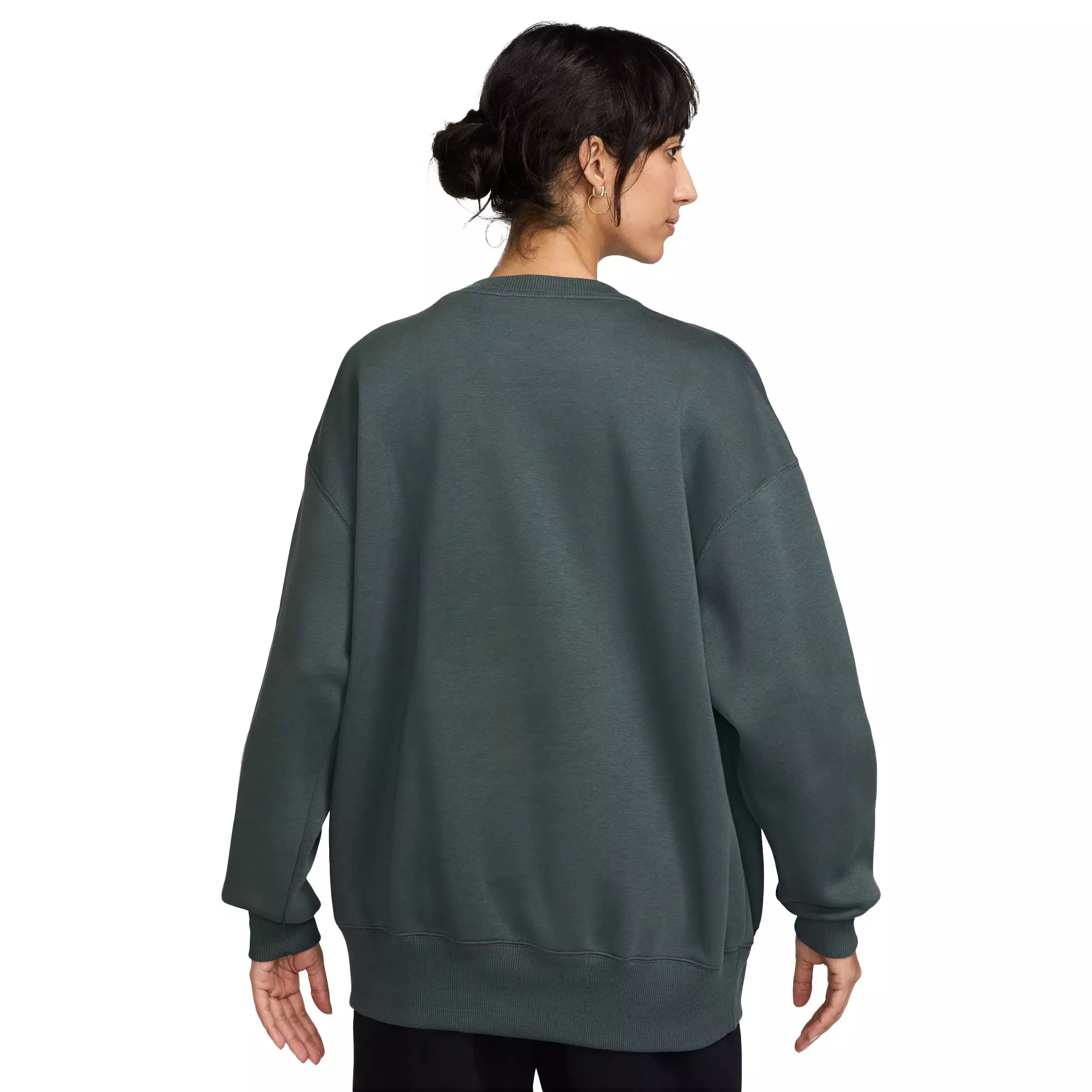 Nike Women's Sportswear Phoenix Fleece Oversized Crewneck Sweatshirt - Green - GREEN