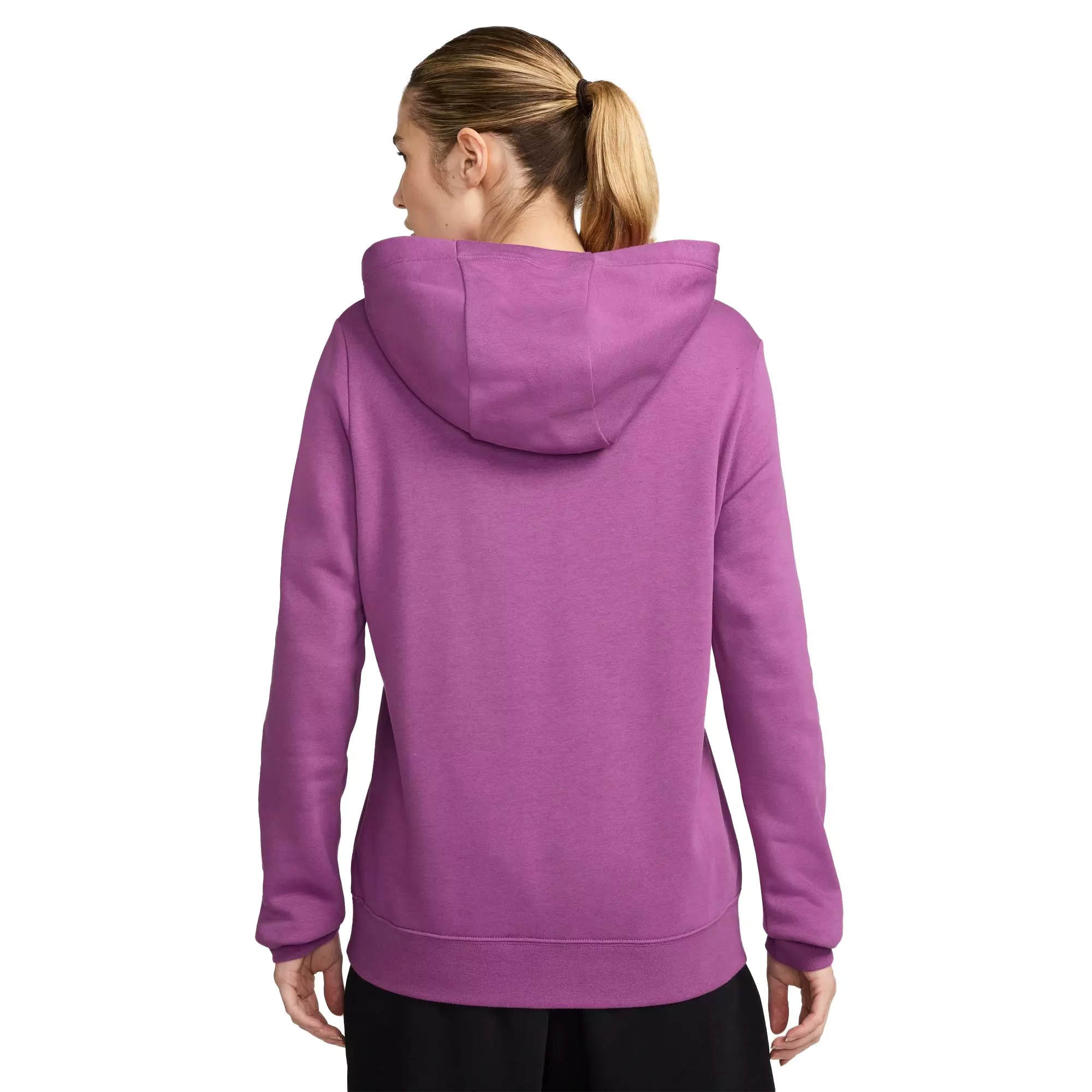 Nike Women's Sportswear Club Fleece Pullover Hoodie - PURPLE