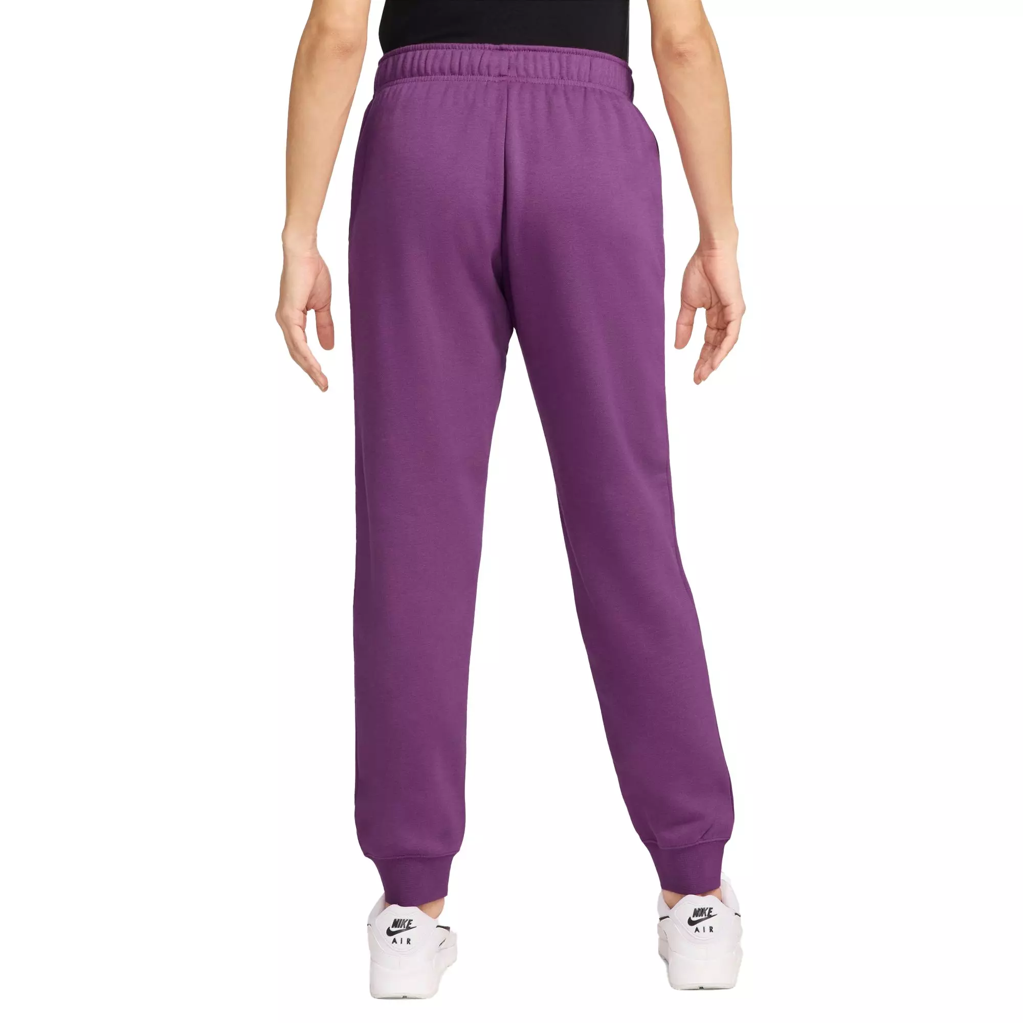 Nike Women's Sportswear Club Fleece Mid-Rise Joggers - Purple - PURPLE