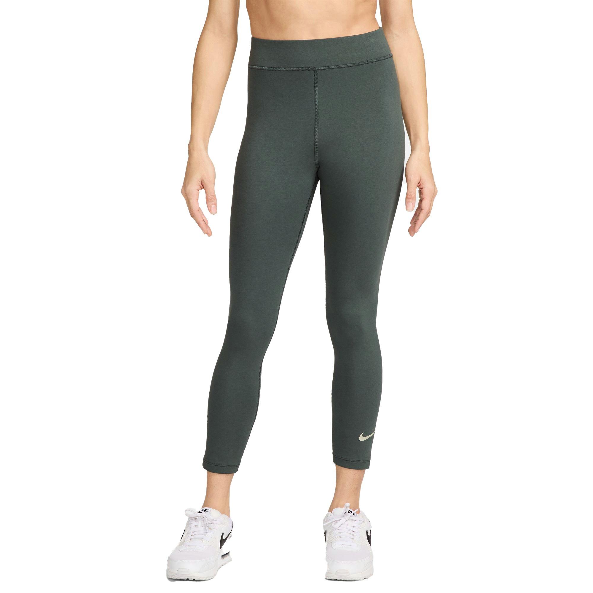 Nike Women's Sportswear Classic High-Waisted 7/8 Leggings - GREEN